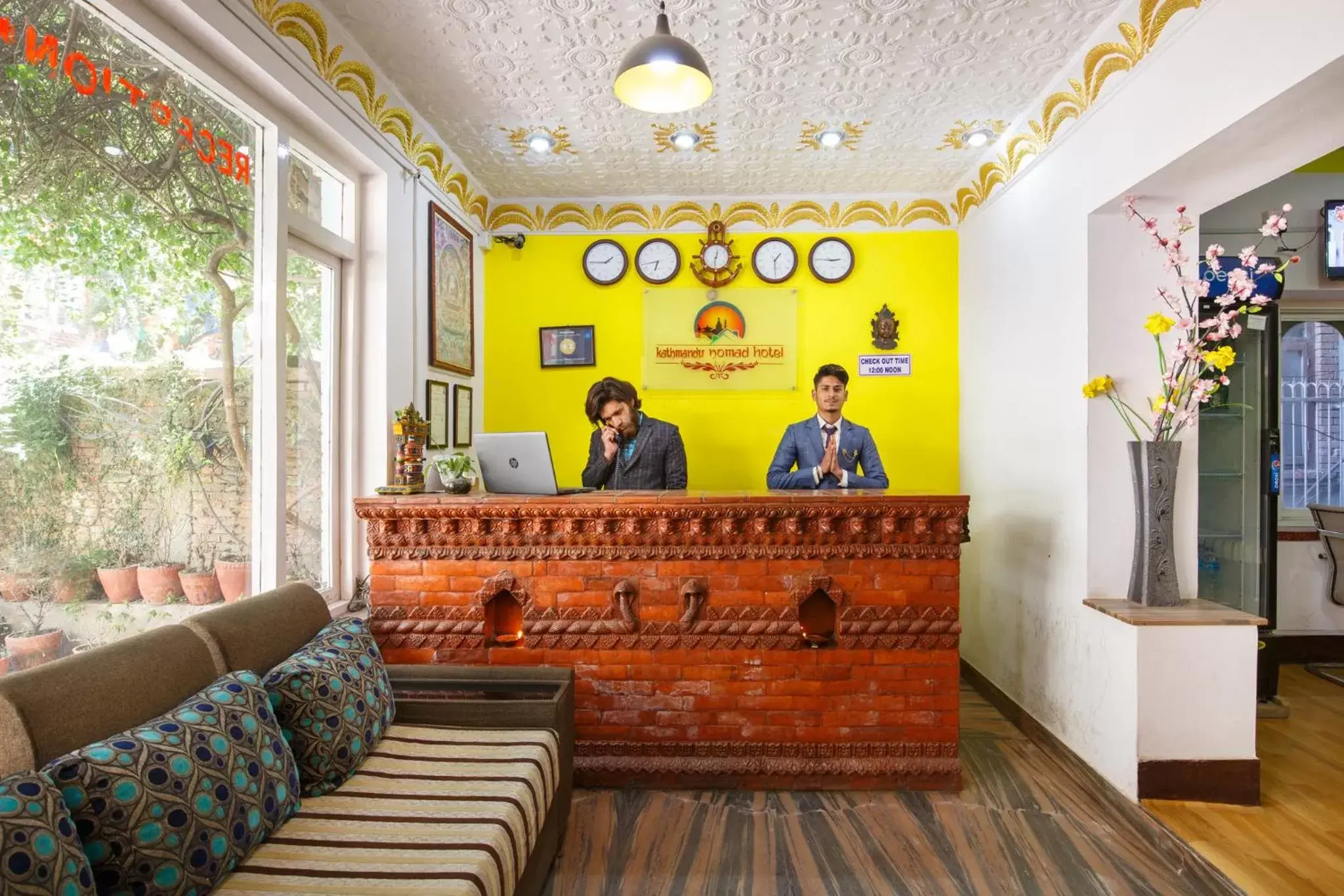 Lobby/Reception in KATHMANDU NOMAD HOTEL