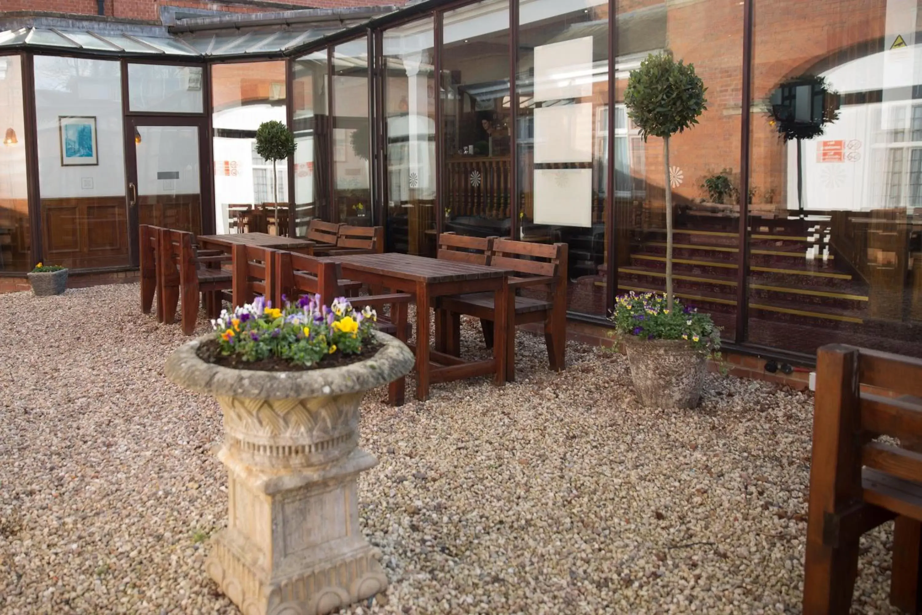 Patio in Bosworth Hall Hotel & Spa