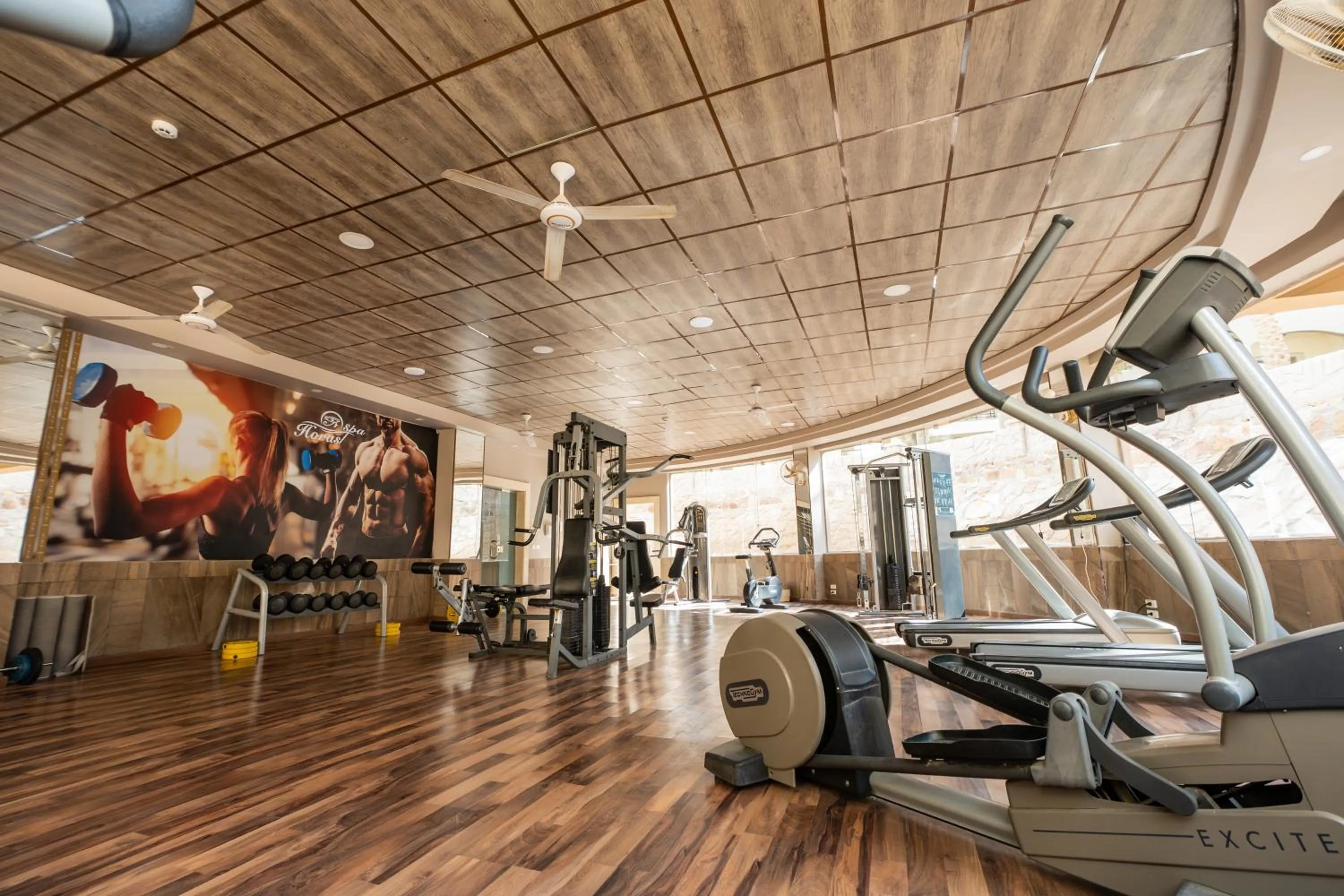 Fitness centre/facilities in El Karma Beach Resort & Aqua Park - Hurghada