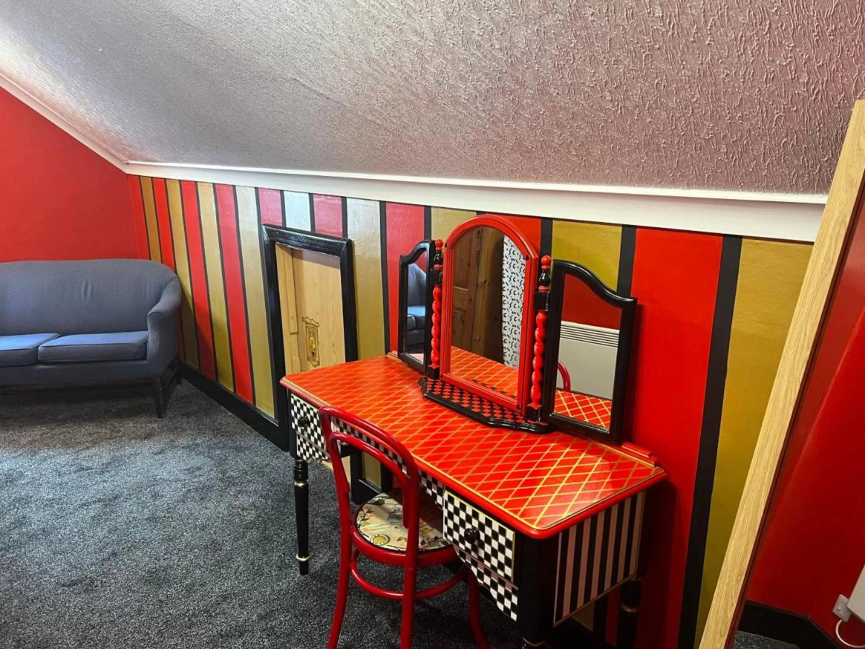 Bedroom in Hatters Hotel