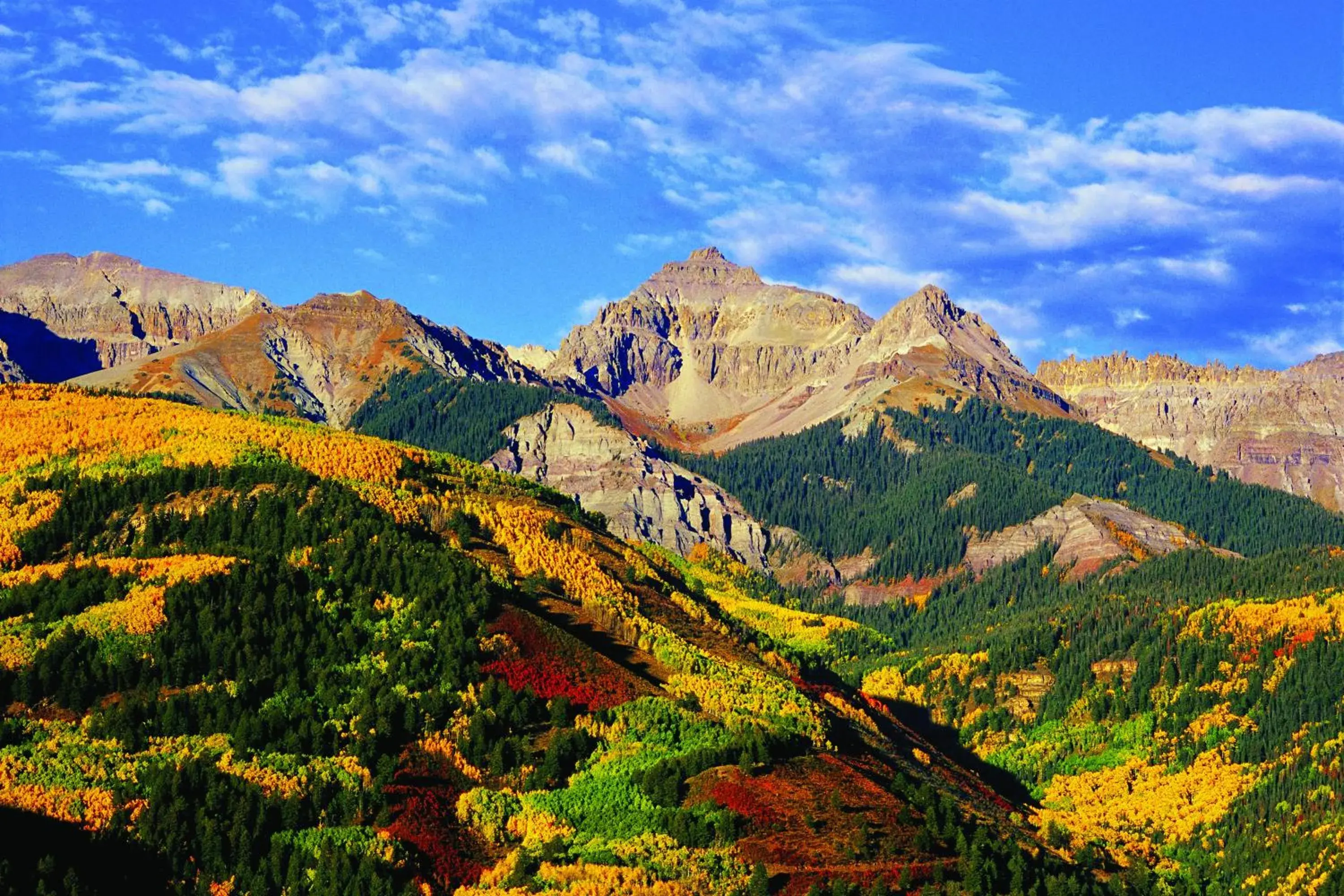 Mountain view, Natural Landscape in Mountain Lodge at Telluride