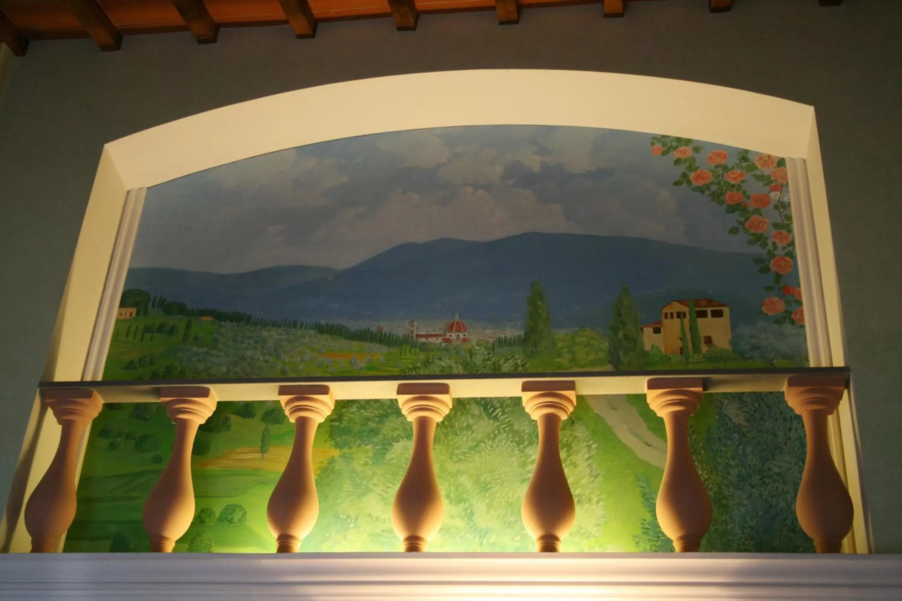 Decorative detail in Hotel Rosary Garden