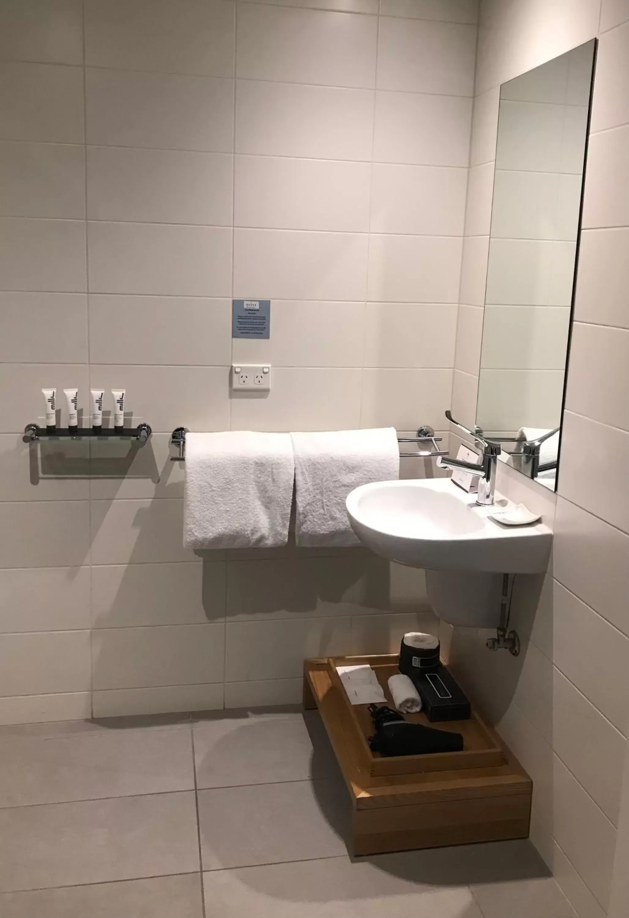 Facility for disabled guests, Bathroom in Quest Brighton on the Bay