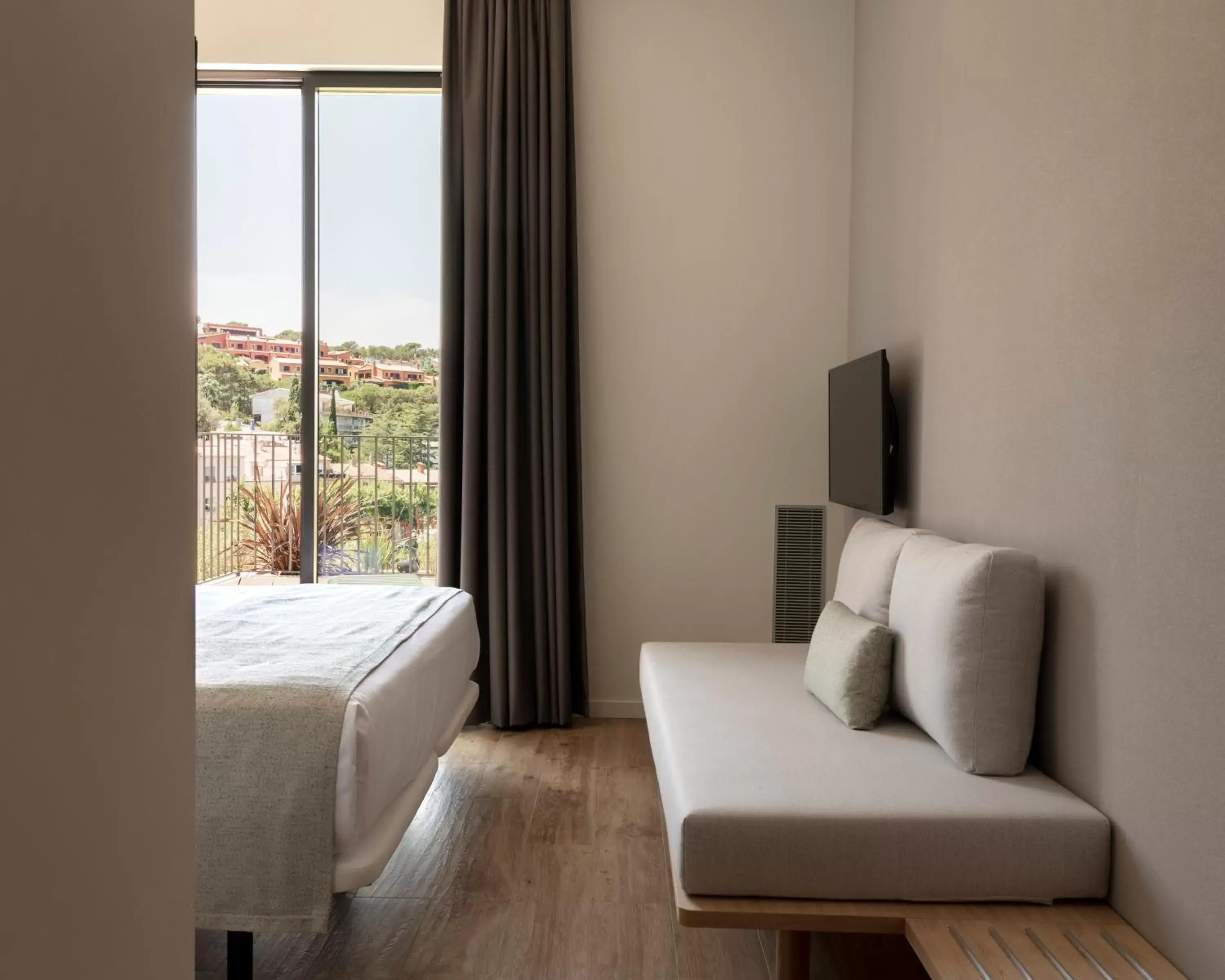 Bedroom, Seating Area in Alta House Begur