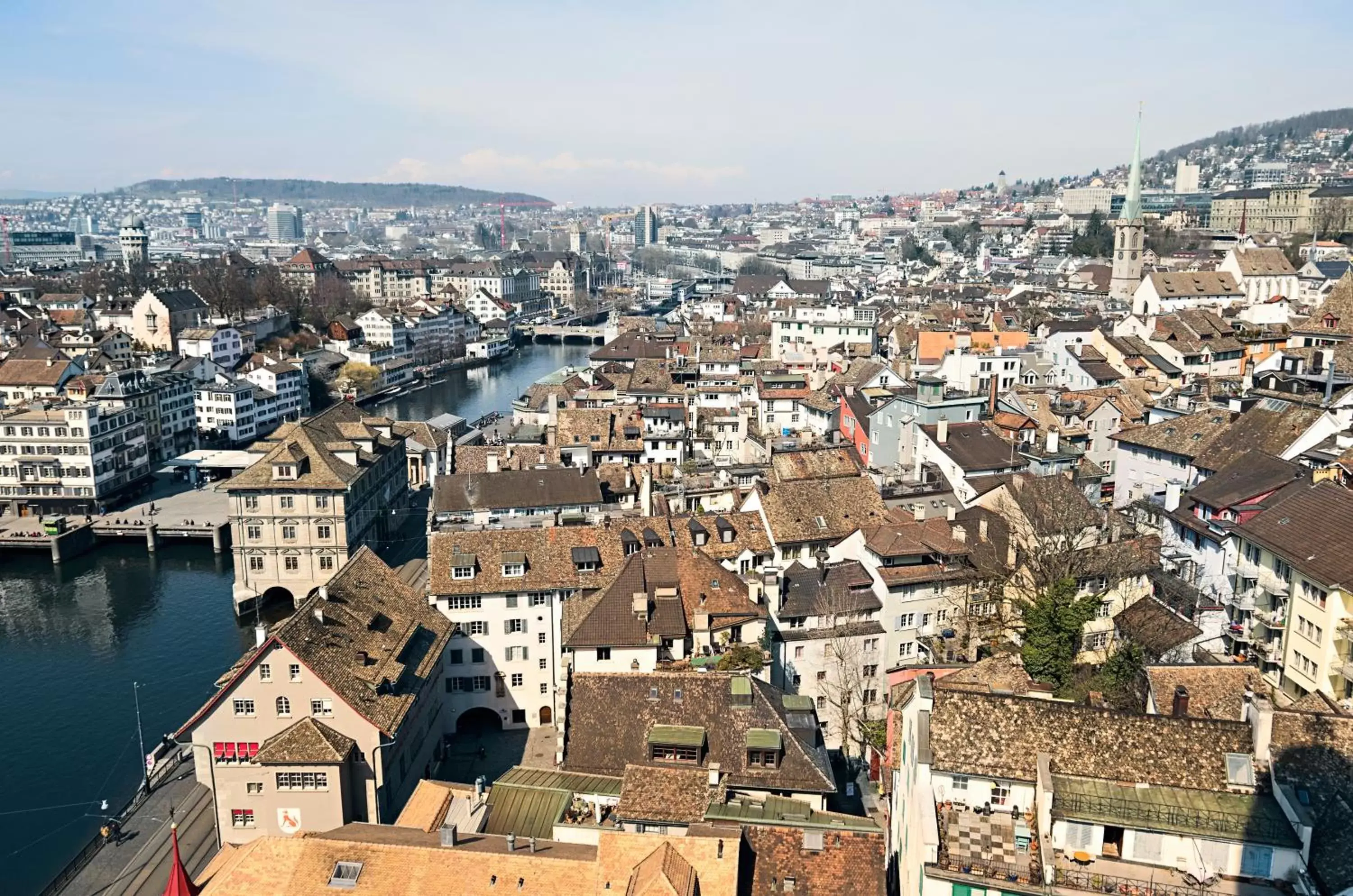 Spring, Bird's-eye View in Marktgasse Hotel