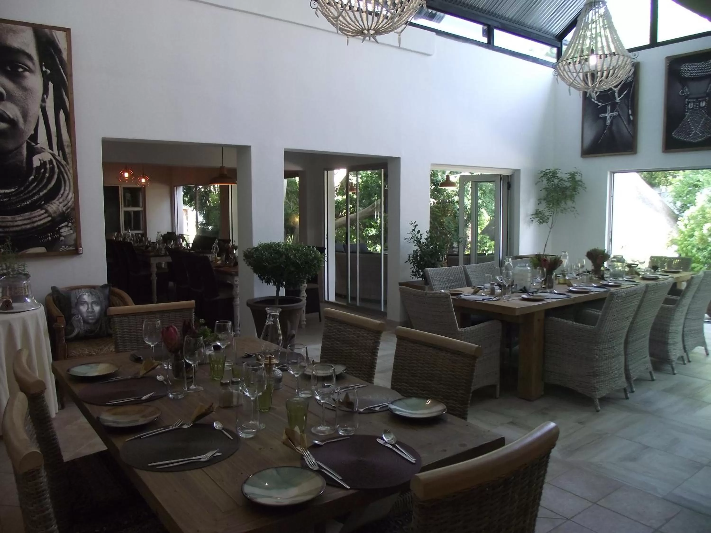 Restaurant/places to eat in Out of Africa Town Lodge