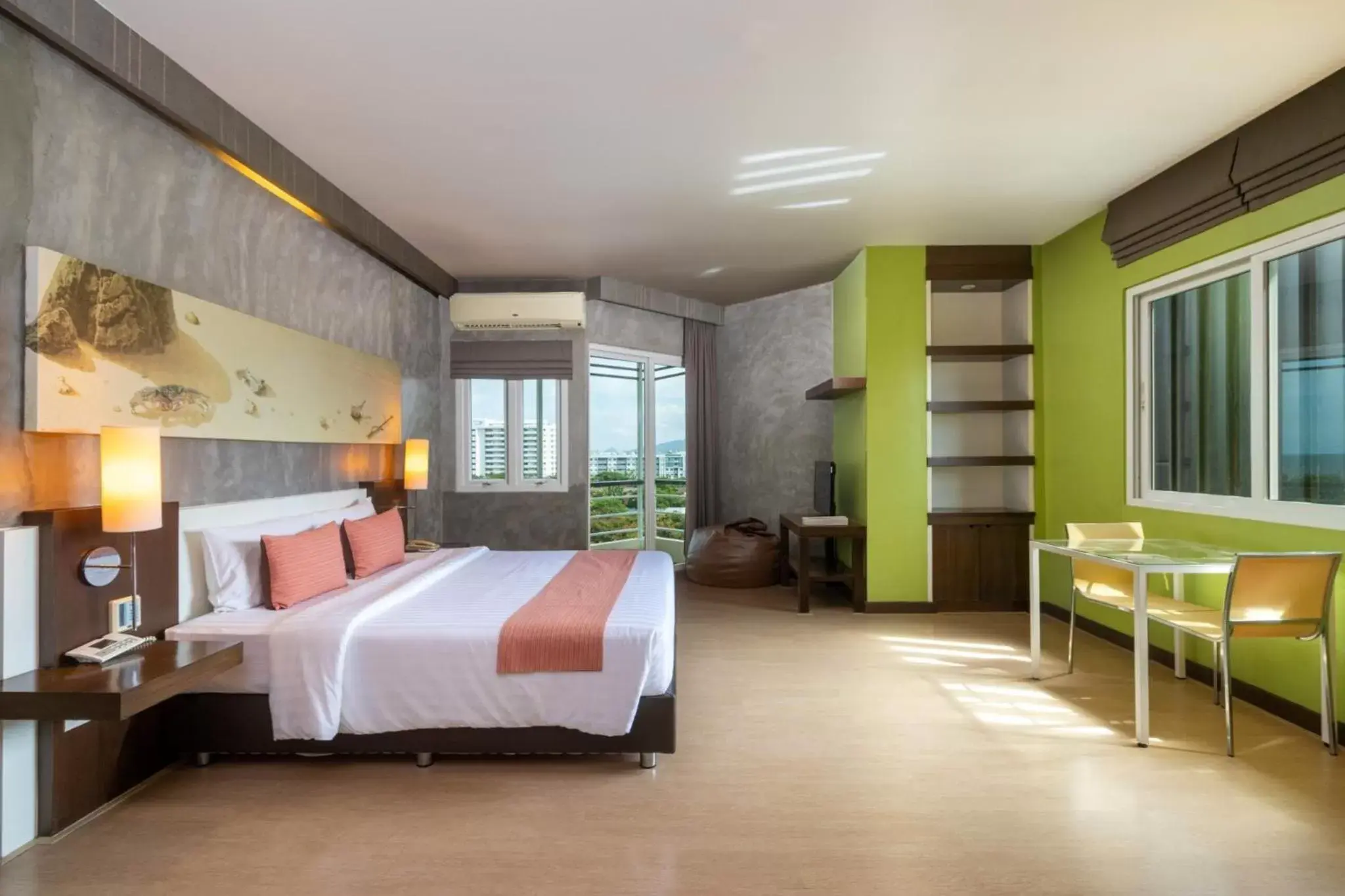 Bed in Silathip Huahin Serviced Apartment & Hotel Bed in Silathip Huahin Serviced Apartment & Hotel