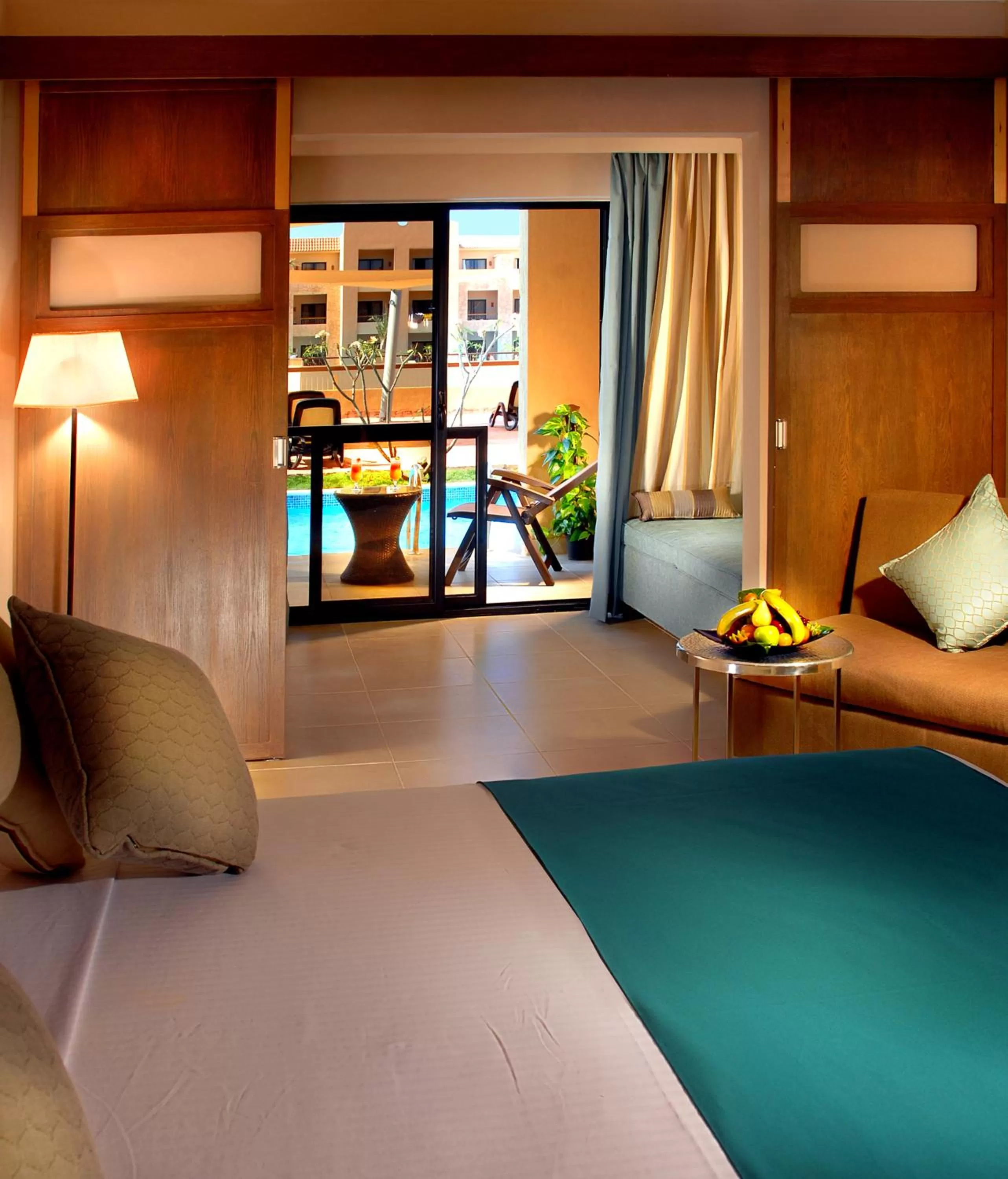 Living room, Bed in Coral Sea Aqua Club Resort