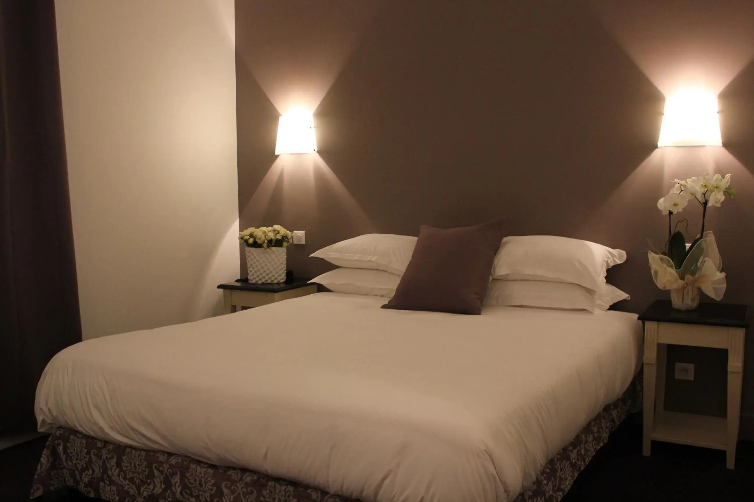 Bed in Hotel Restaurant du Parc