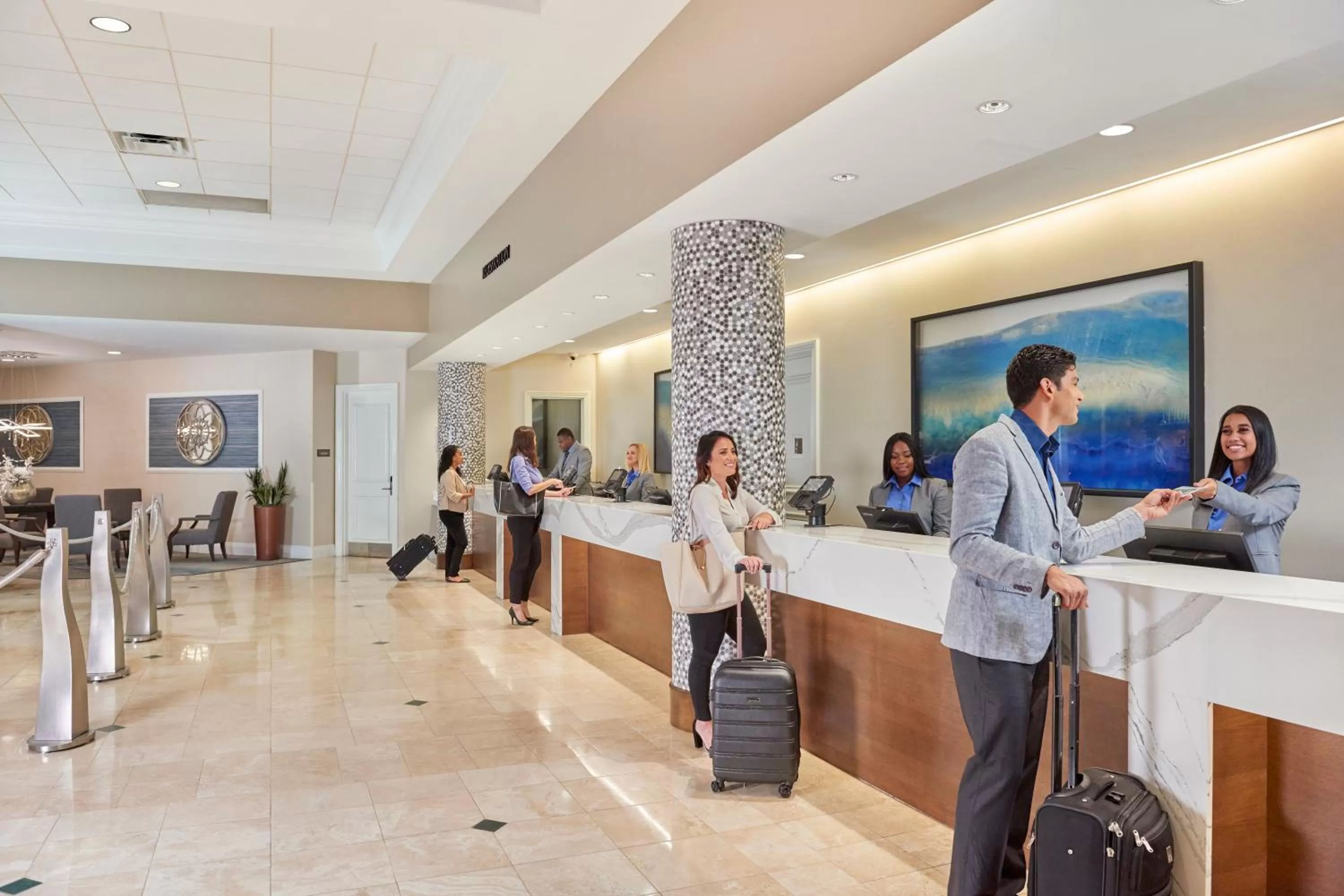 Staff in Rosen Plaza Hotel Orlando Convention Center