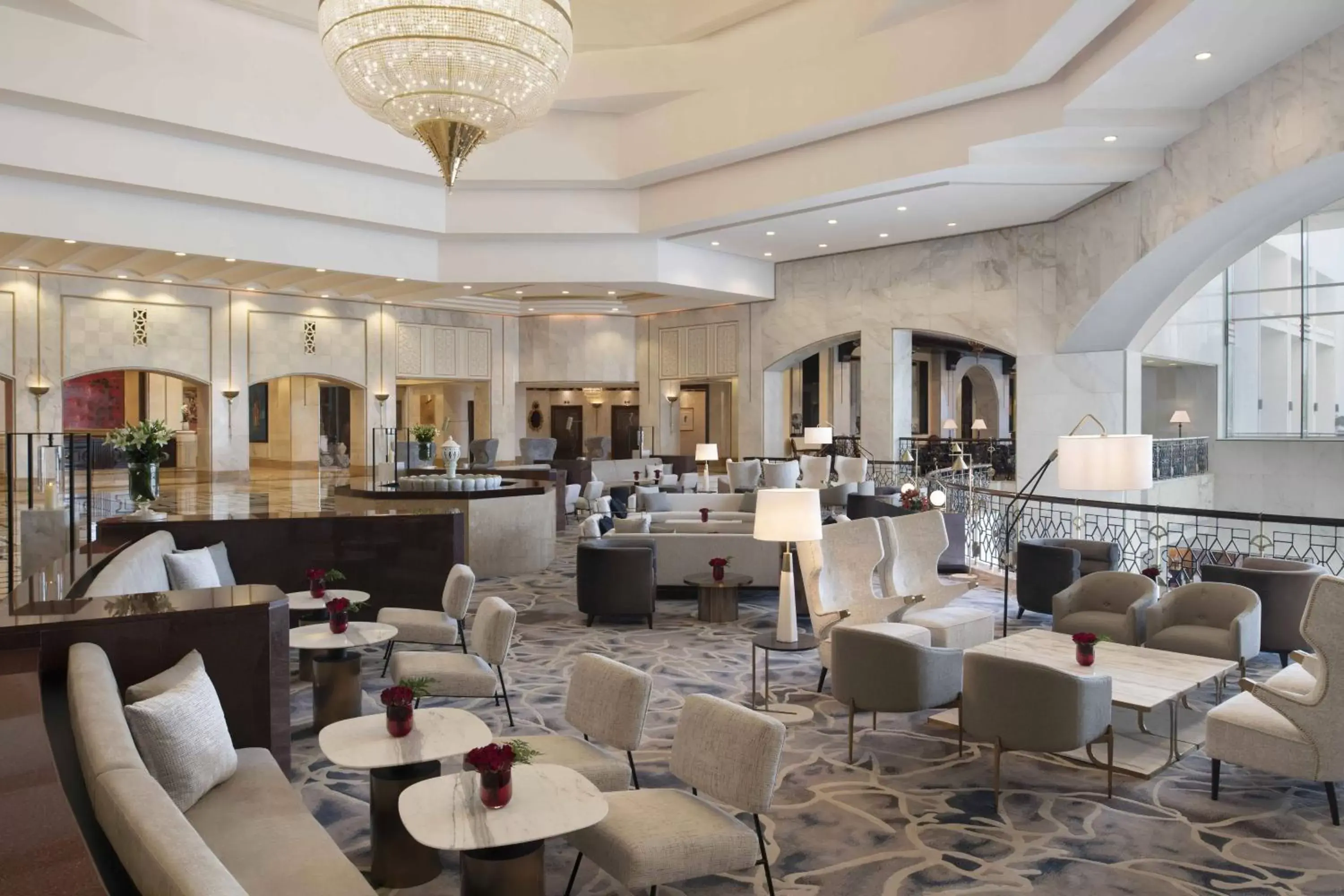 Lobby or reception, Restaurant/Places to Eat in The Ritz-Carlton, Doha