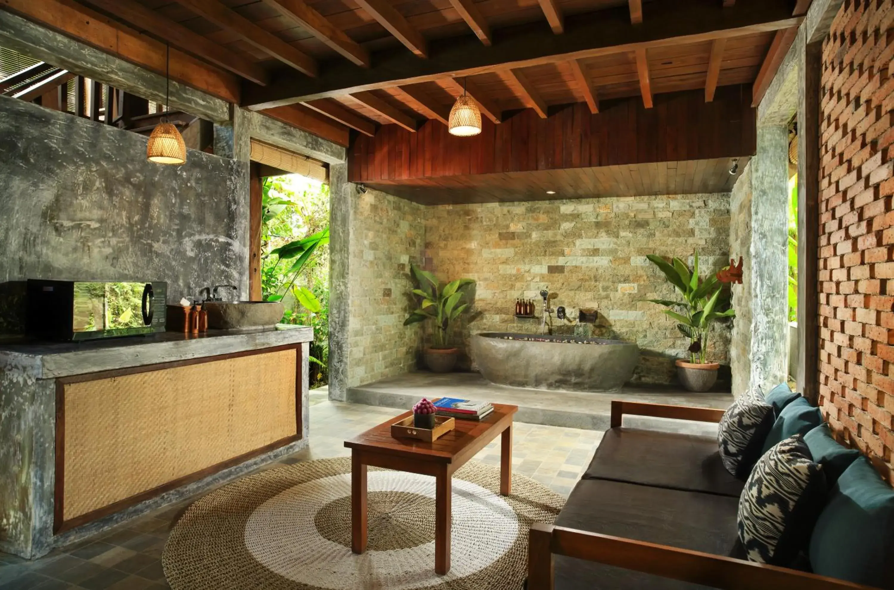 Living room in Beehouse Dijiwa Ubud