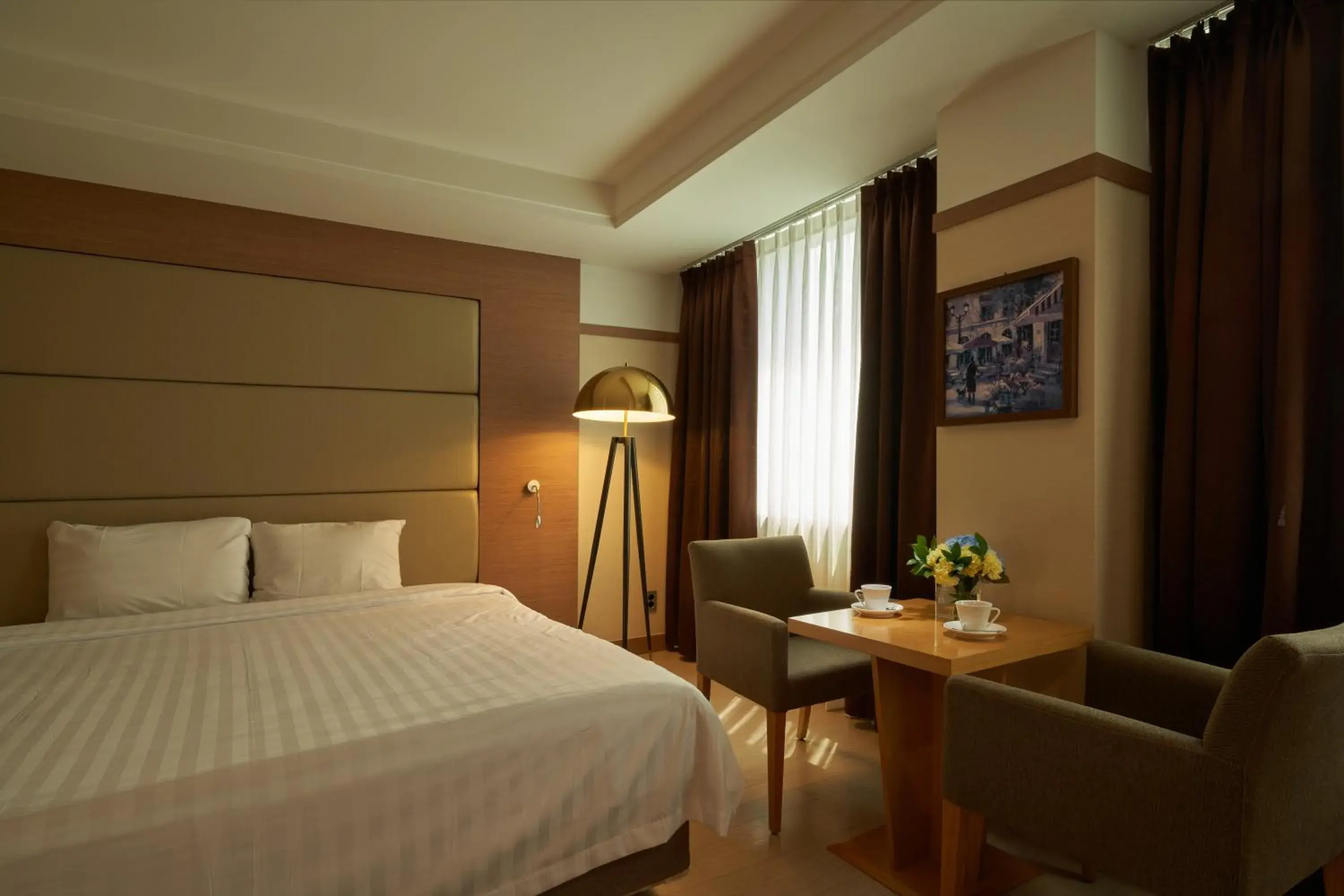 Bed in Gyeongju GG Tourist Hotel