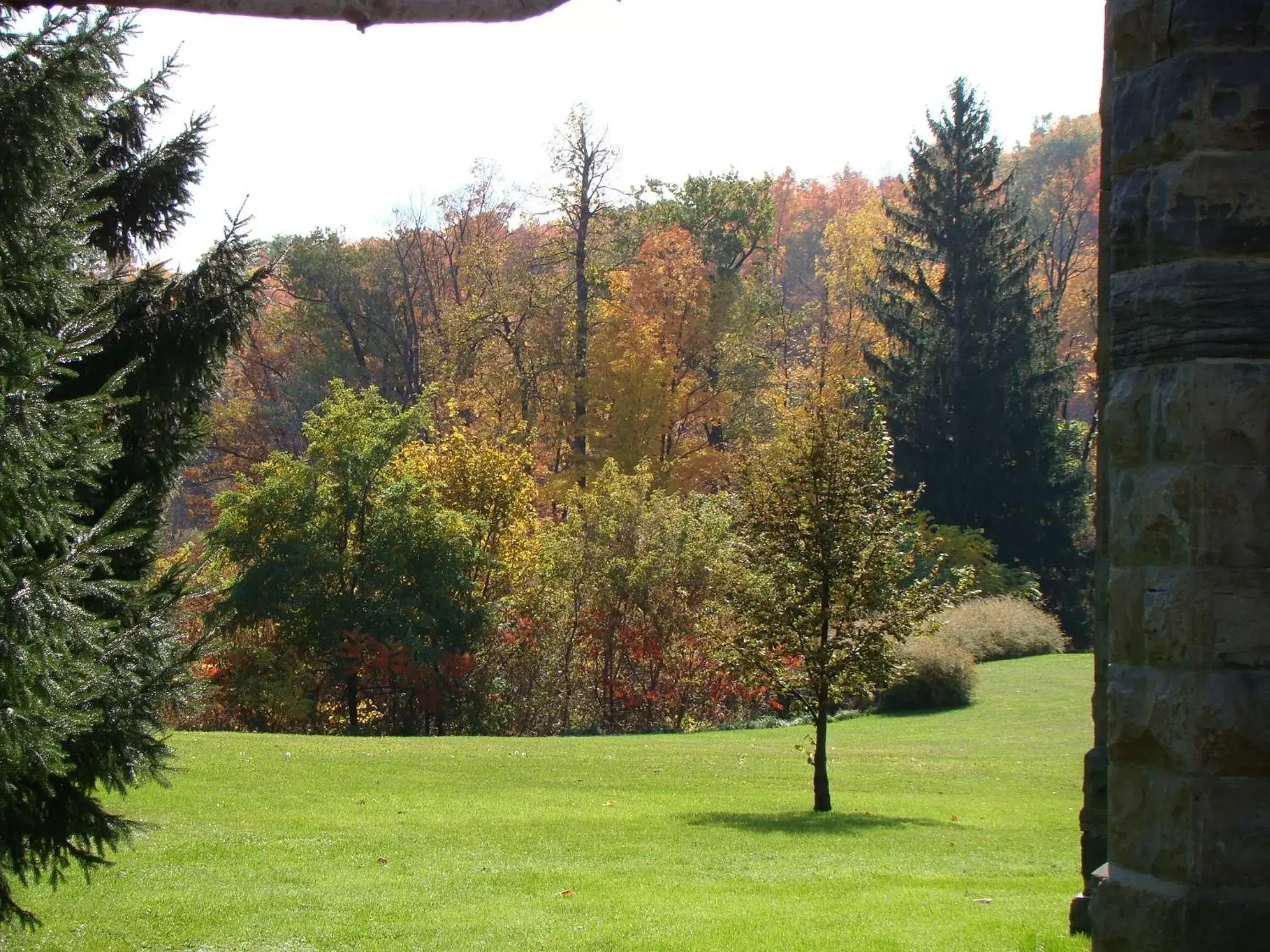 Area and facilities, Garden in Auberge de l'Abbaye d'Oka