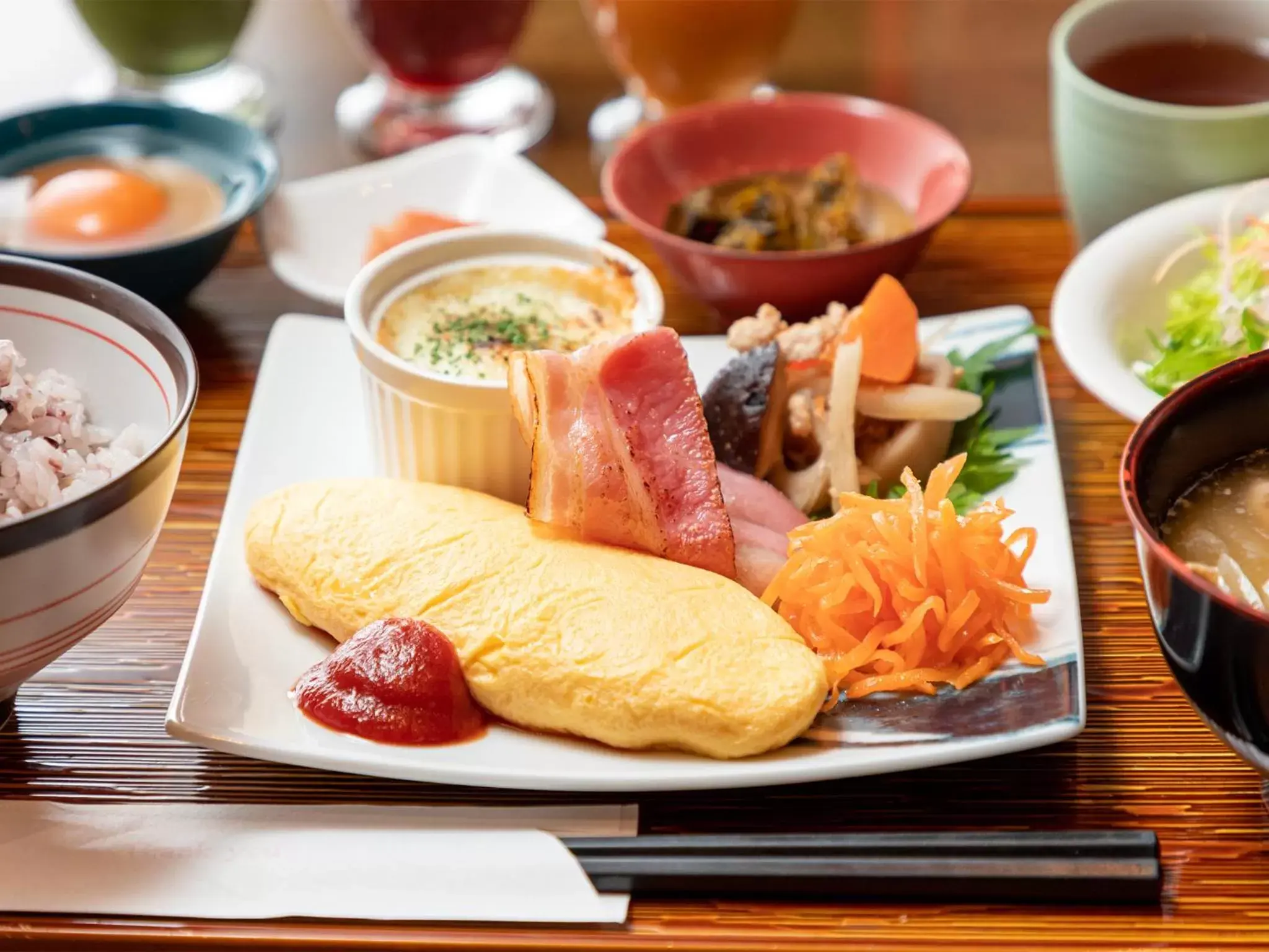 Breakfast in Hotel Eclair Hakata