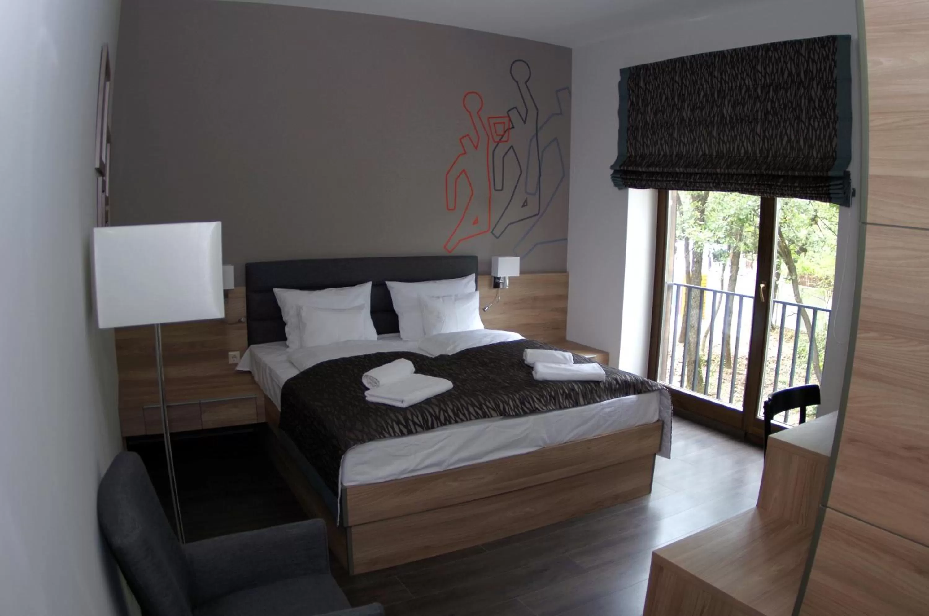 Mountain view, Bed in Hotel Therapia