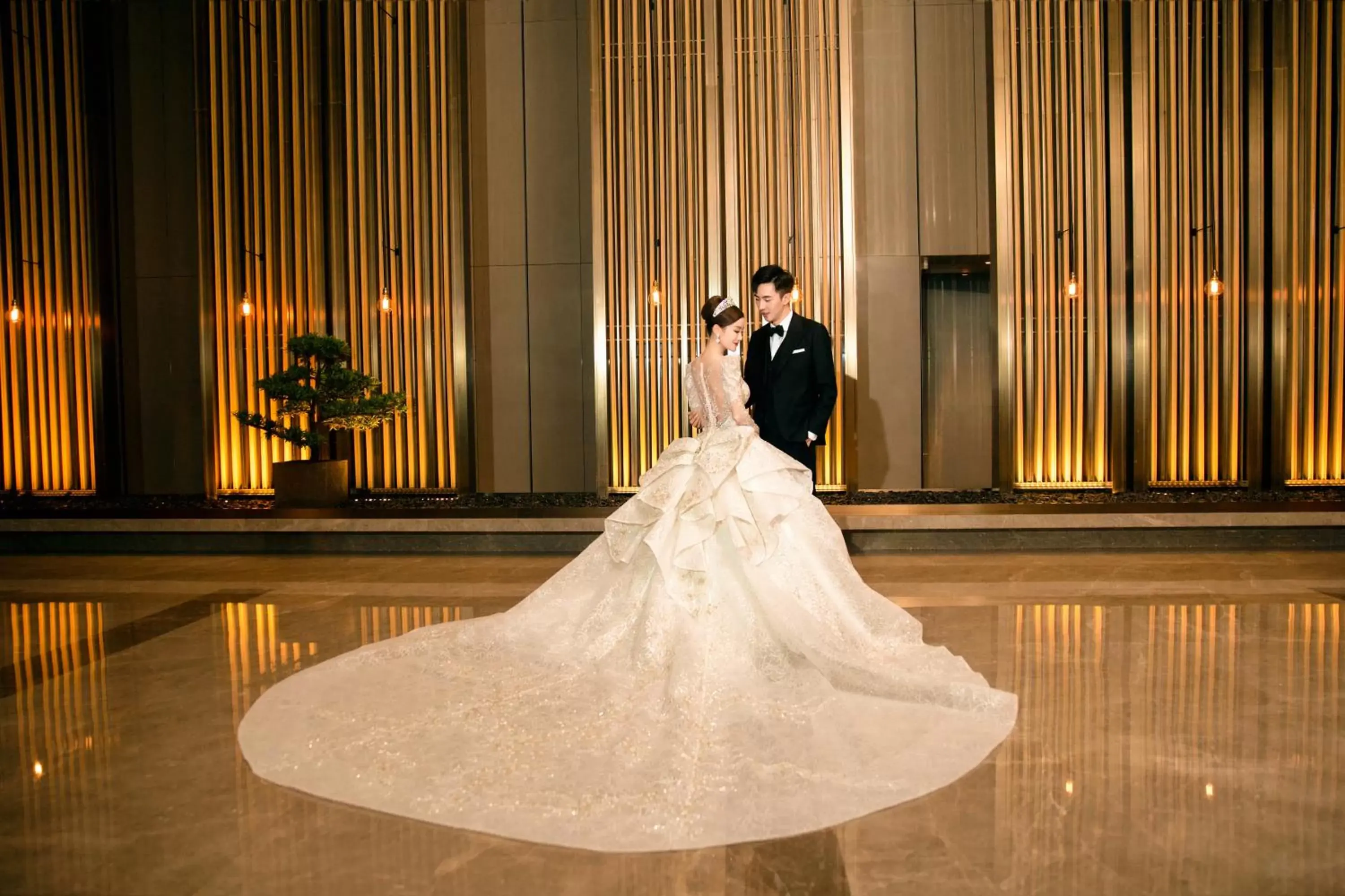 wedding, Staff in Shenzhen Marriott Hotel Nanshan