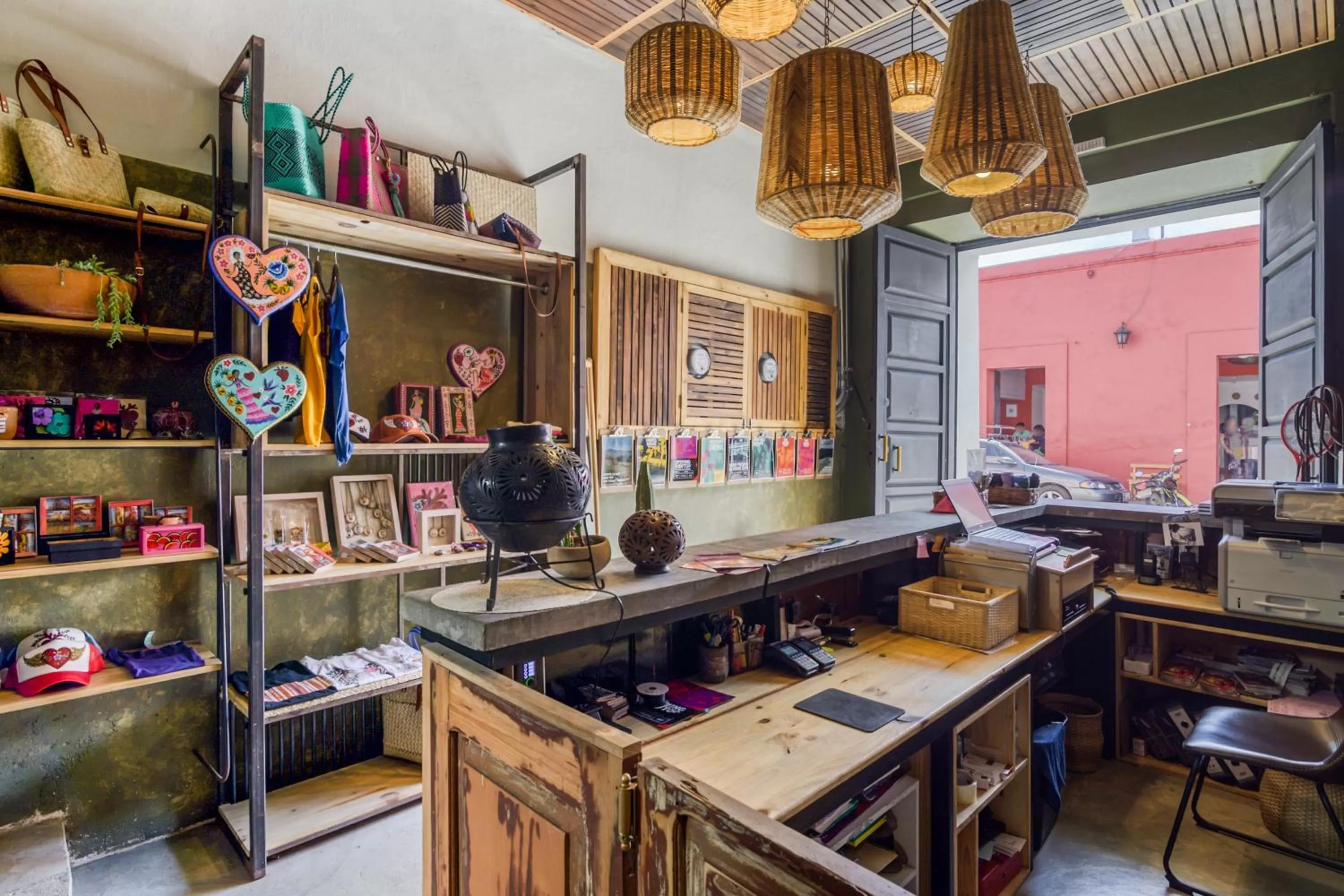 Lobby or reception in Selina Oaxaca