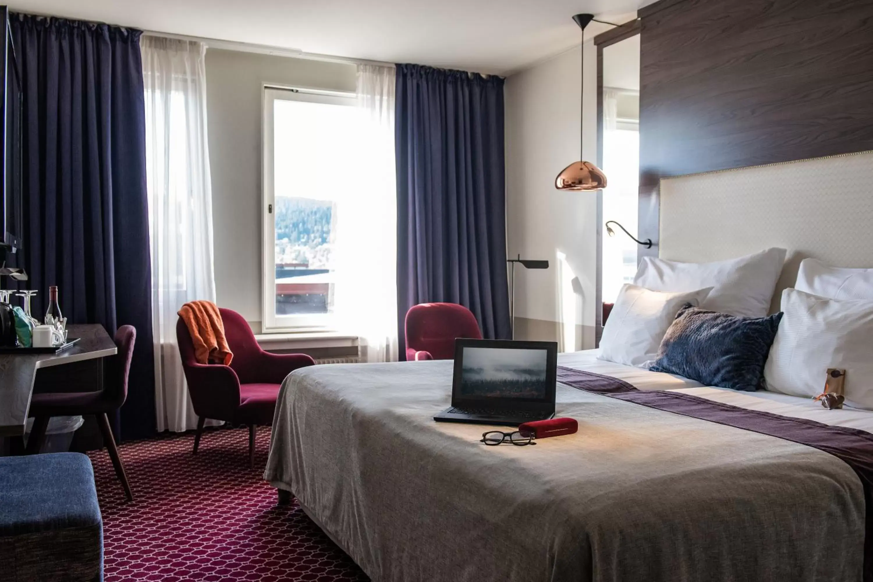 Bedroom, Bed in Clarion Hotel Grand Östersund