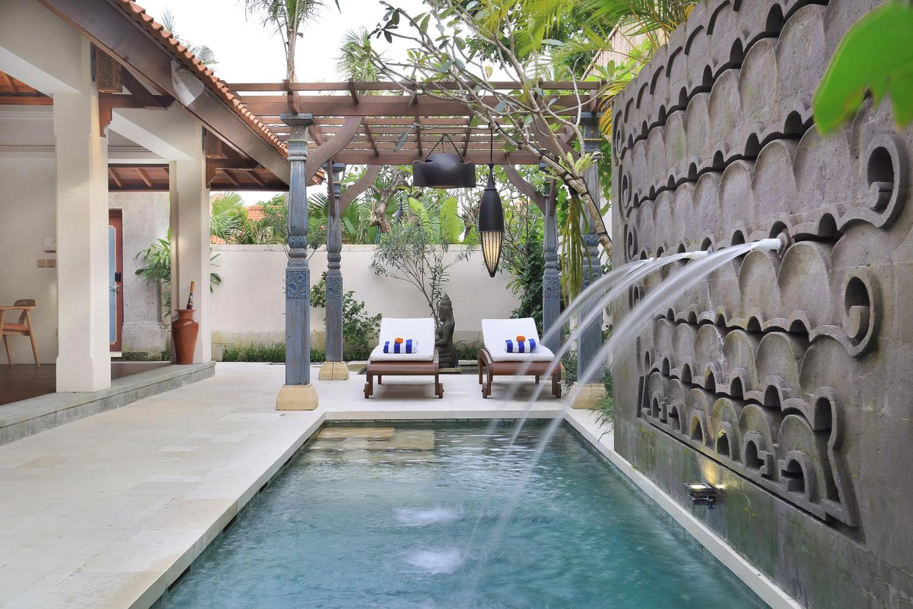Pool view in The Alantara Sanur