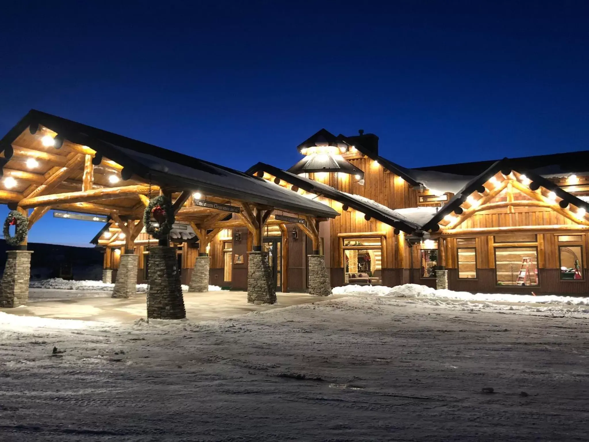 Property building, Winter in Kodiak Mountain Resort