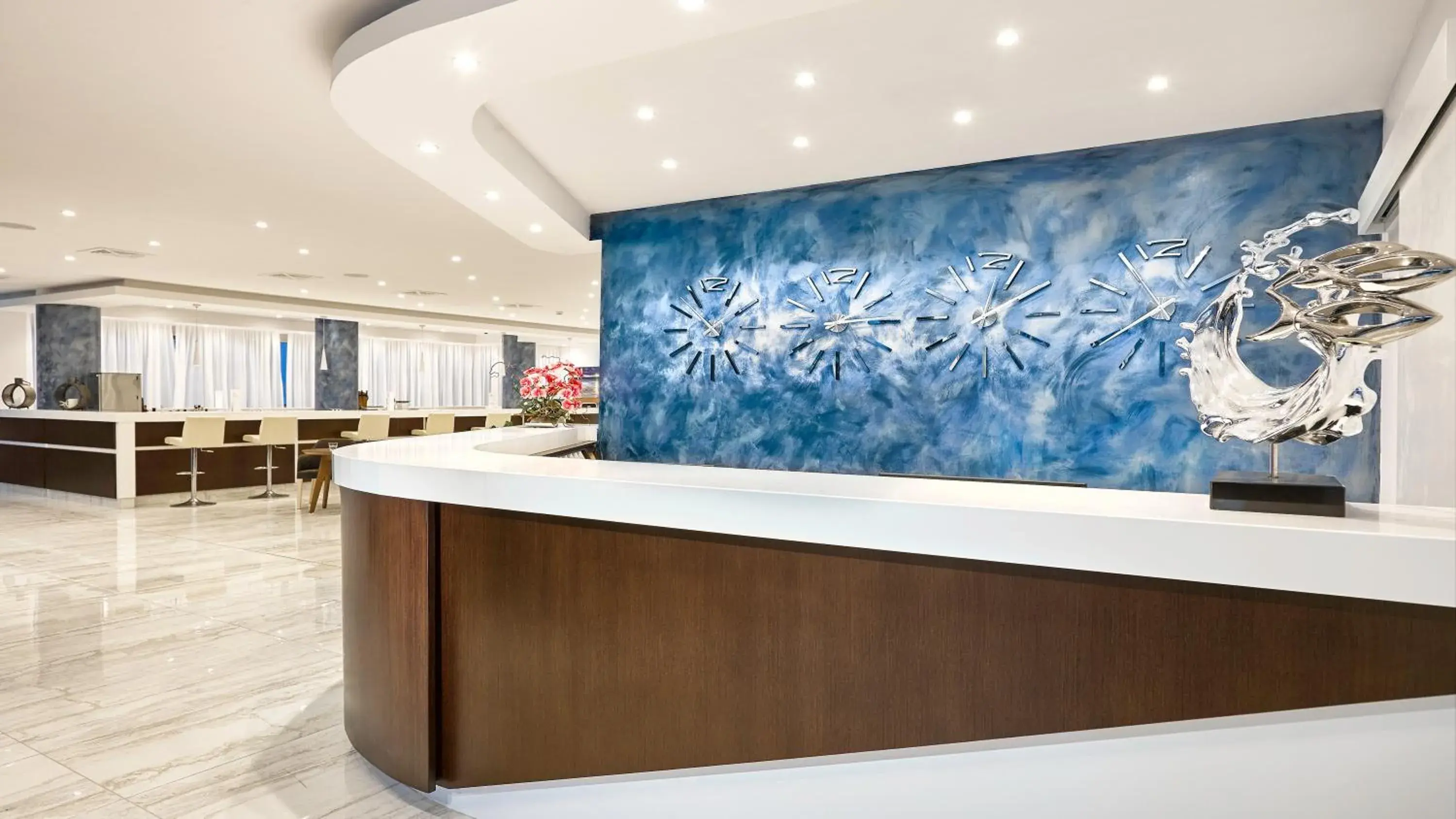Lobby or reception in Gaia Sun N Blue Hotel Lobby or reception in Gaia Sun N Blue Hotel