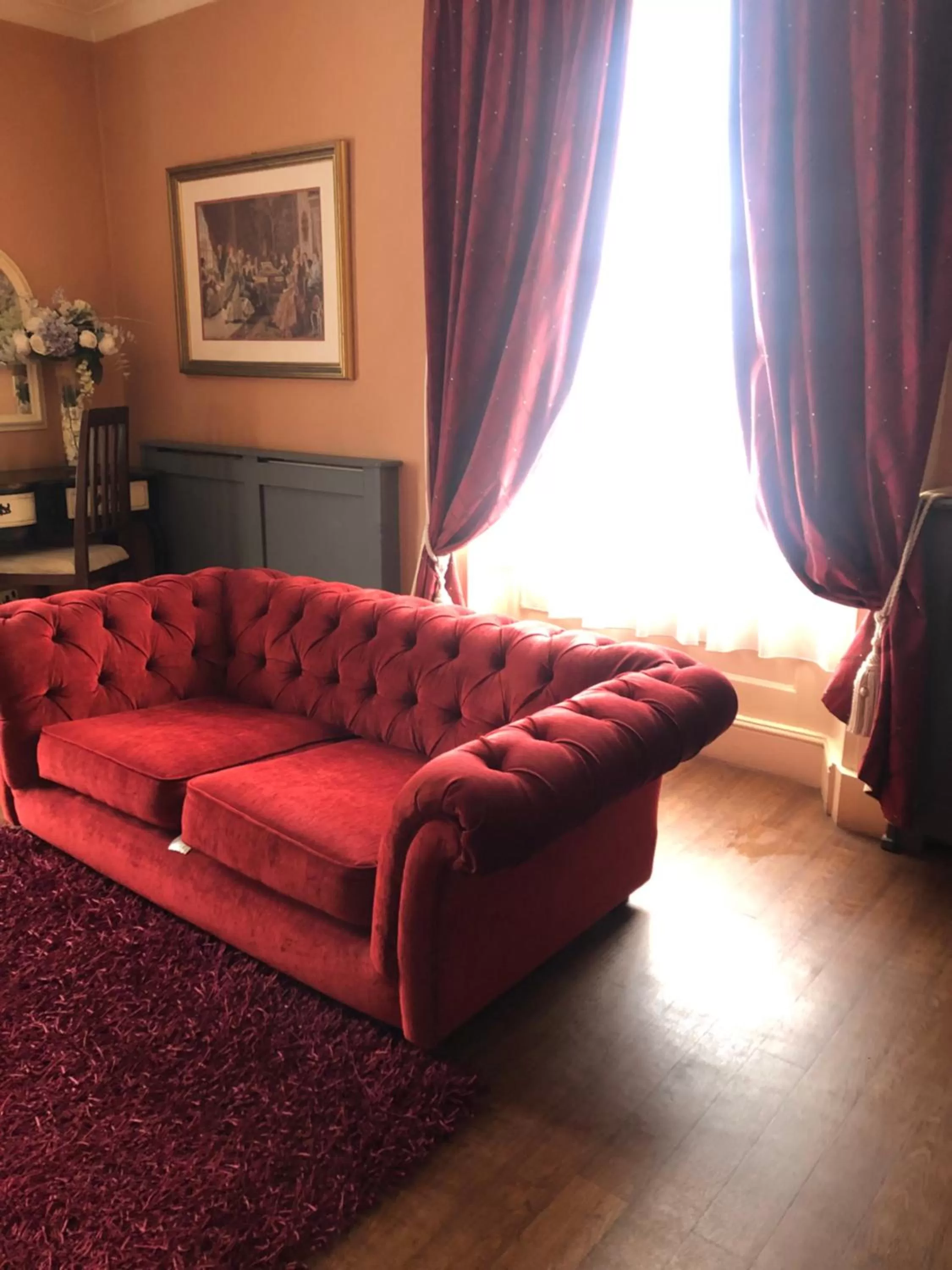 Seating area in Park House Hotel