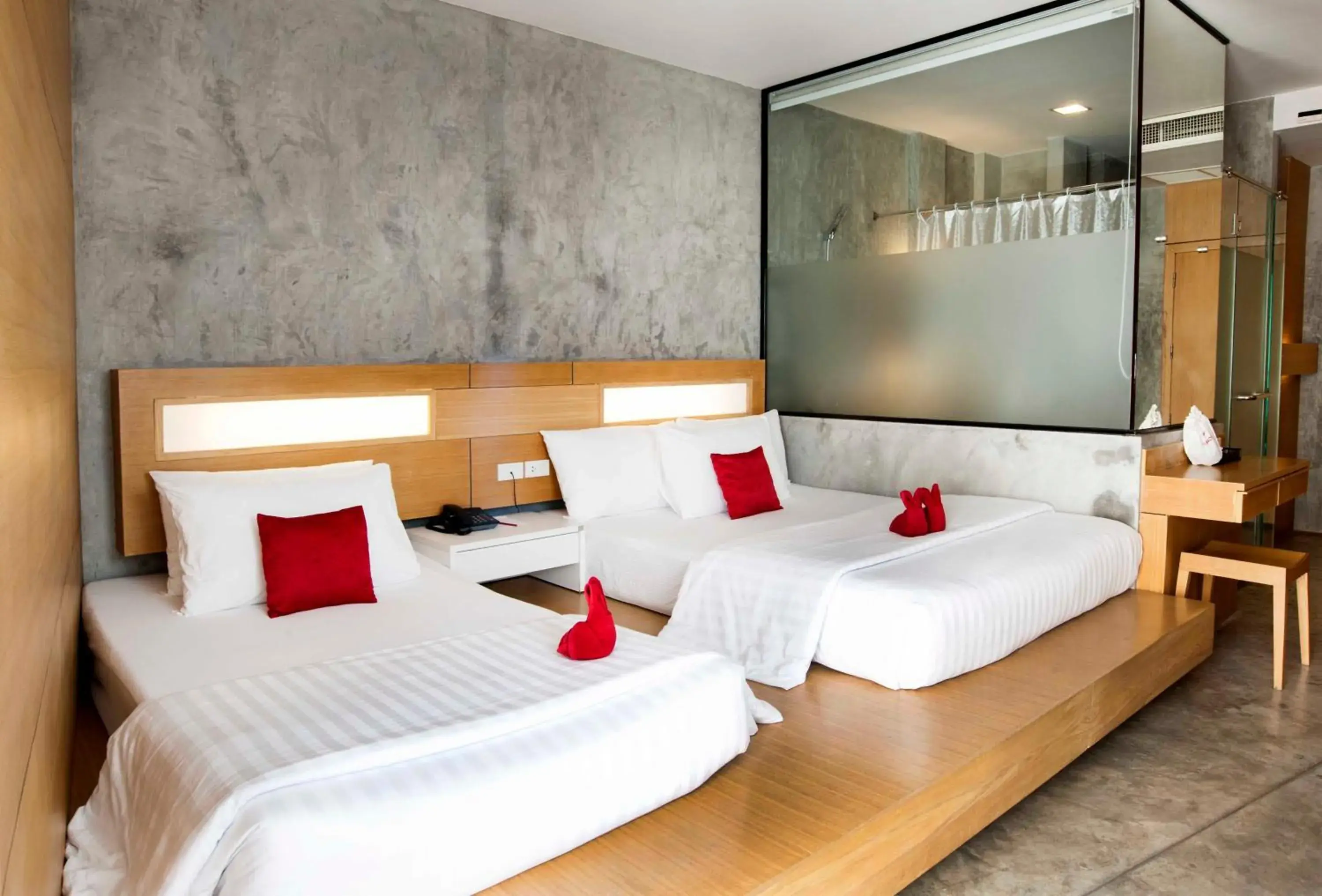 Photo of the whole room, Bed in The Now Hotel - SHA Extra Plus