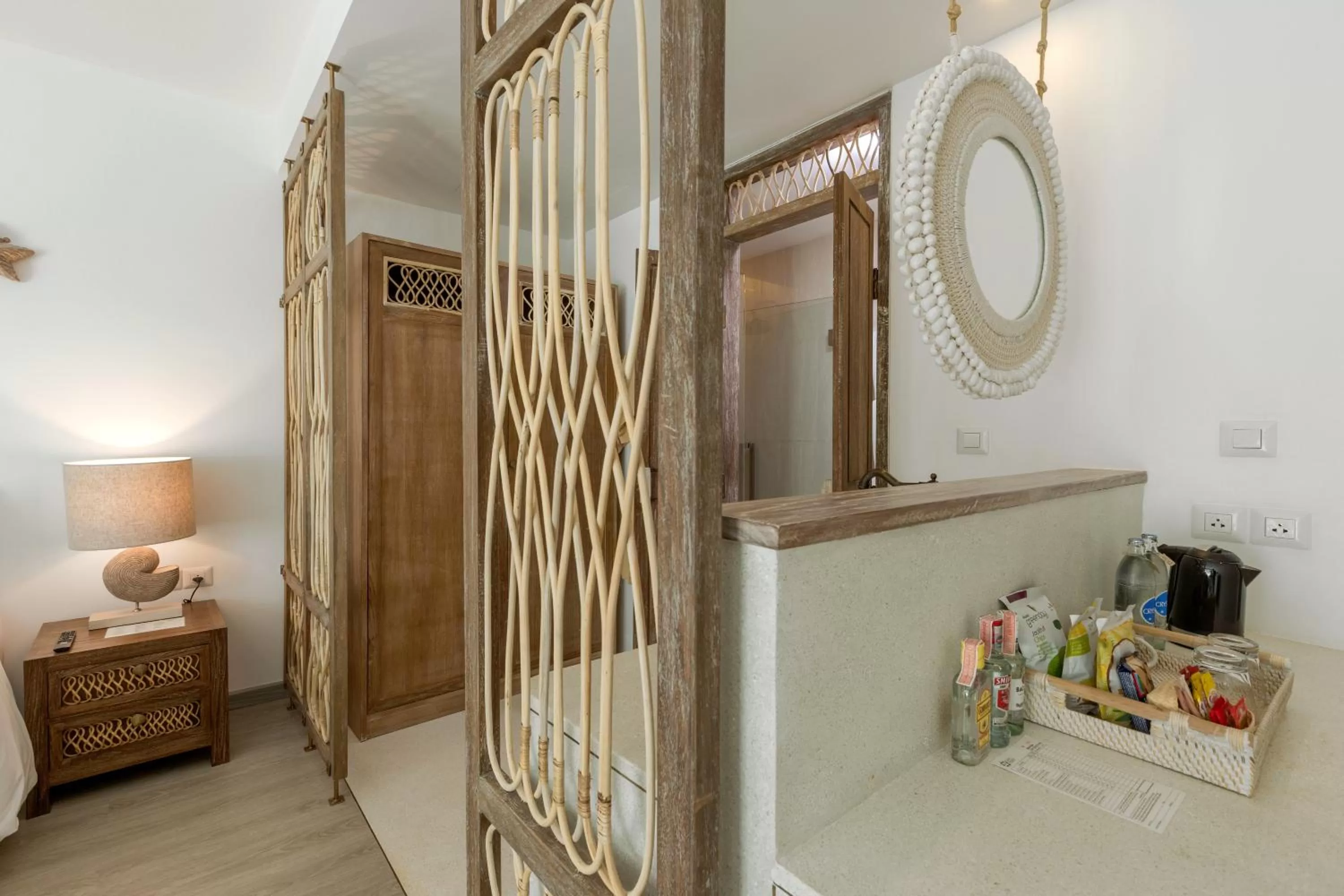 Coffee/tea facilities, Bed in Eden Beach Khao Lak Resort & Spa