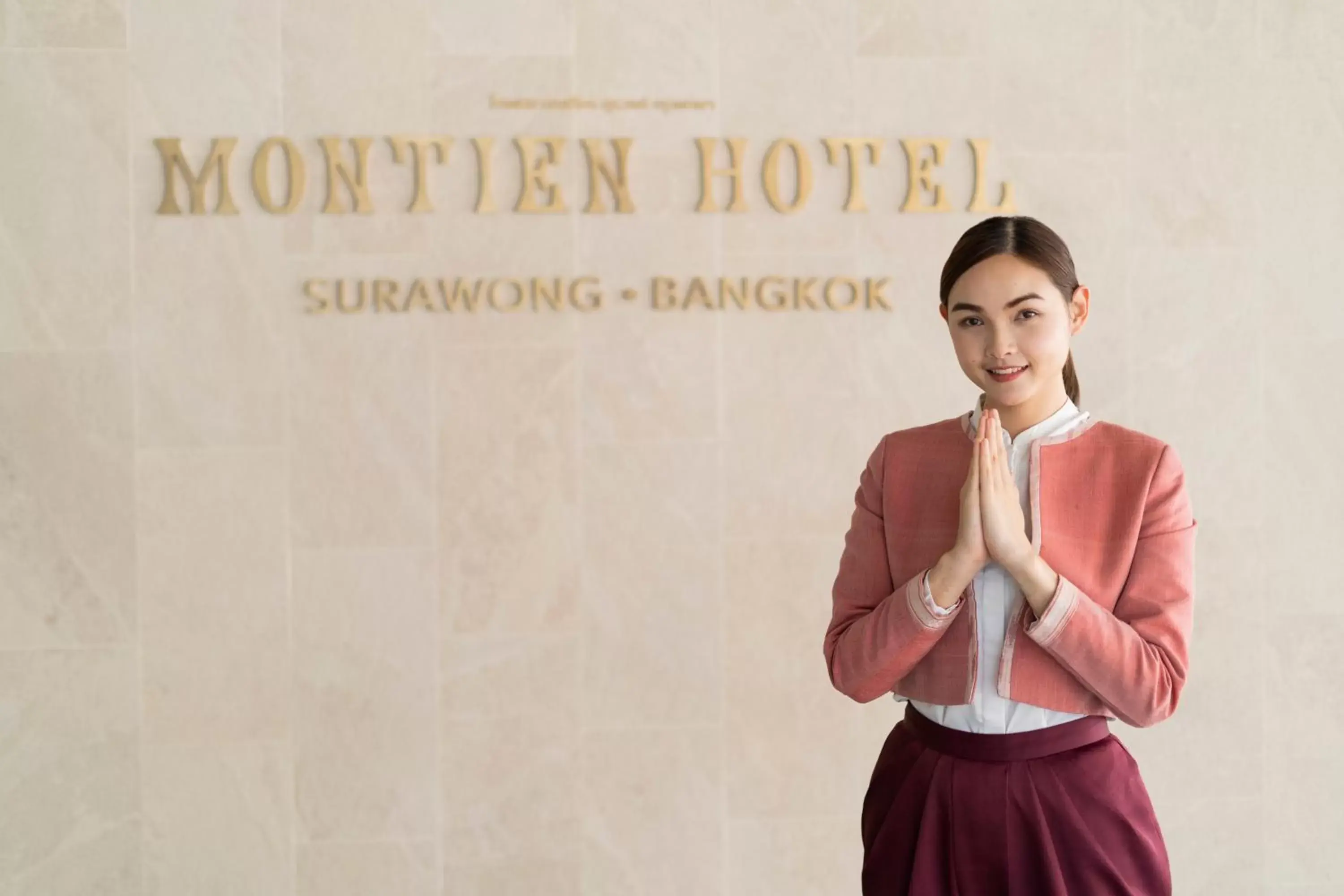 Staff in Montien Hotel Surawong Bangkok