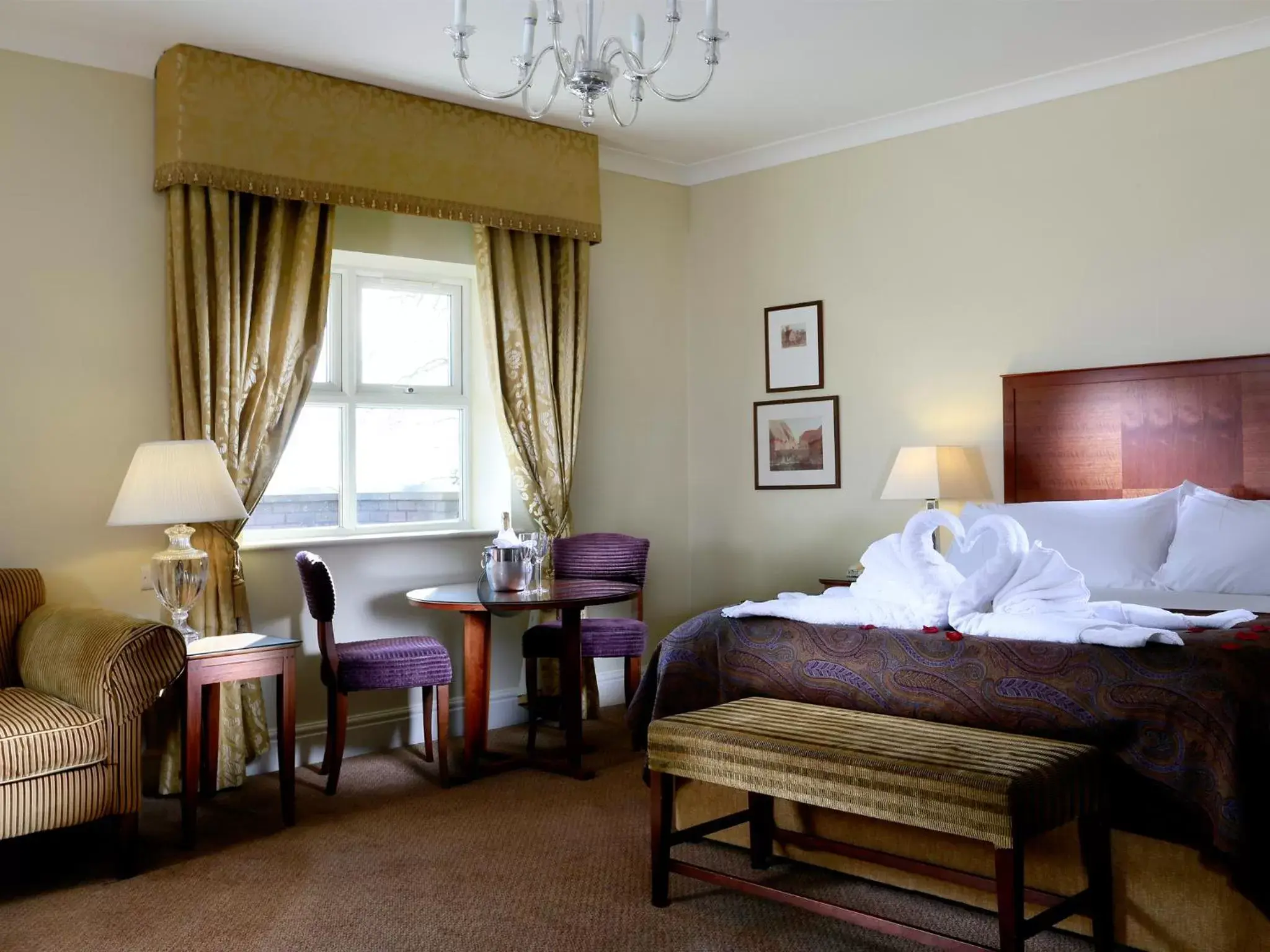 Bedroom, Room Photo in Macdonald Portal Hotel, Golf & Spa Cobblers Cross, Cheshire