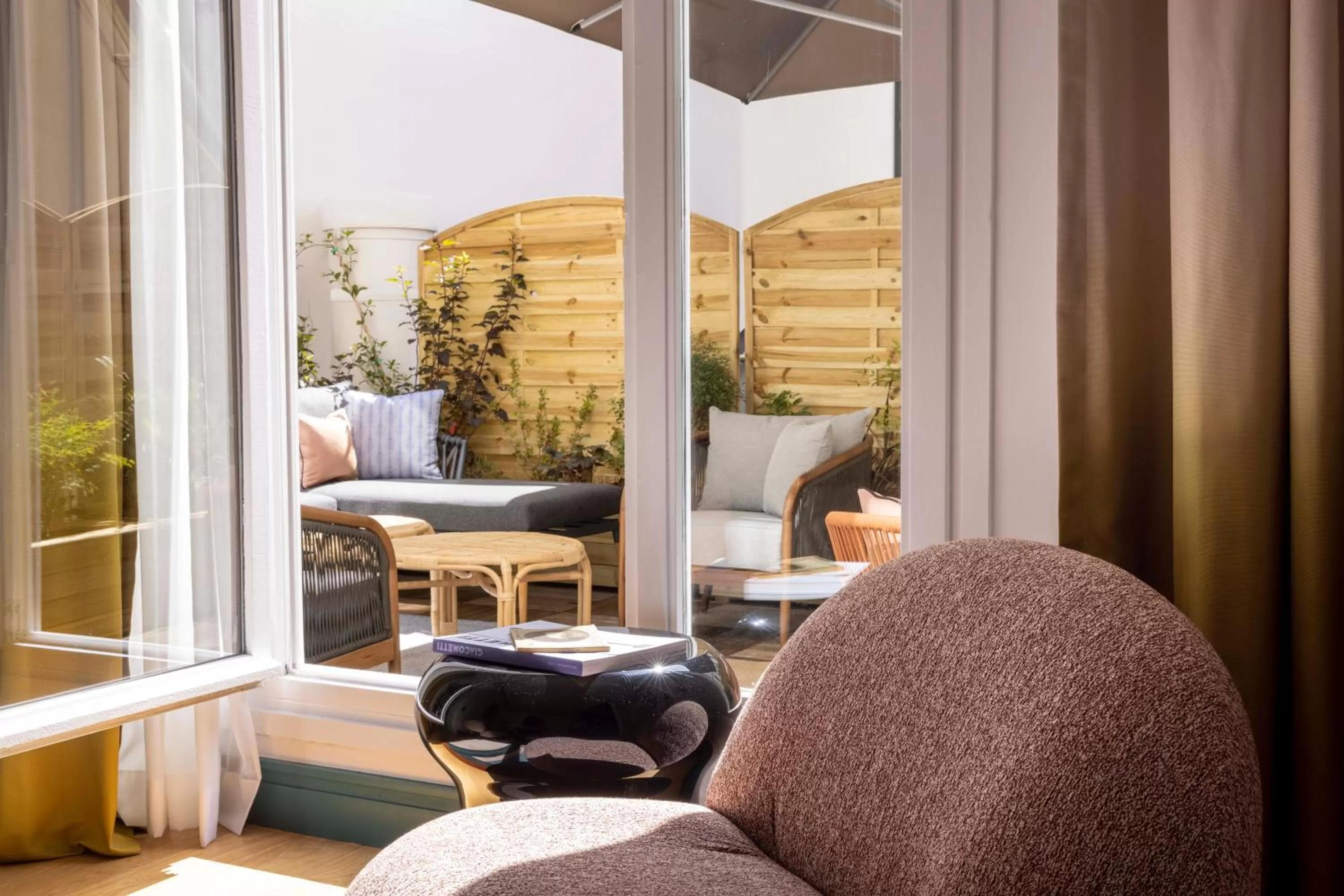 Balcony/Terrace in Hôtel Bel Ami