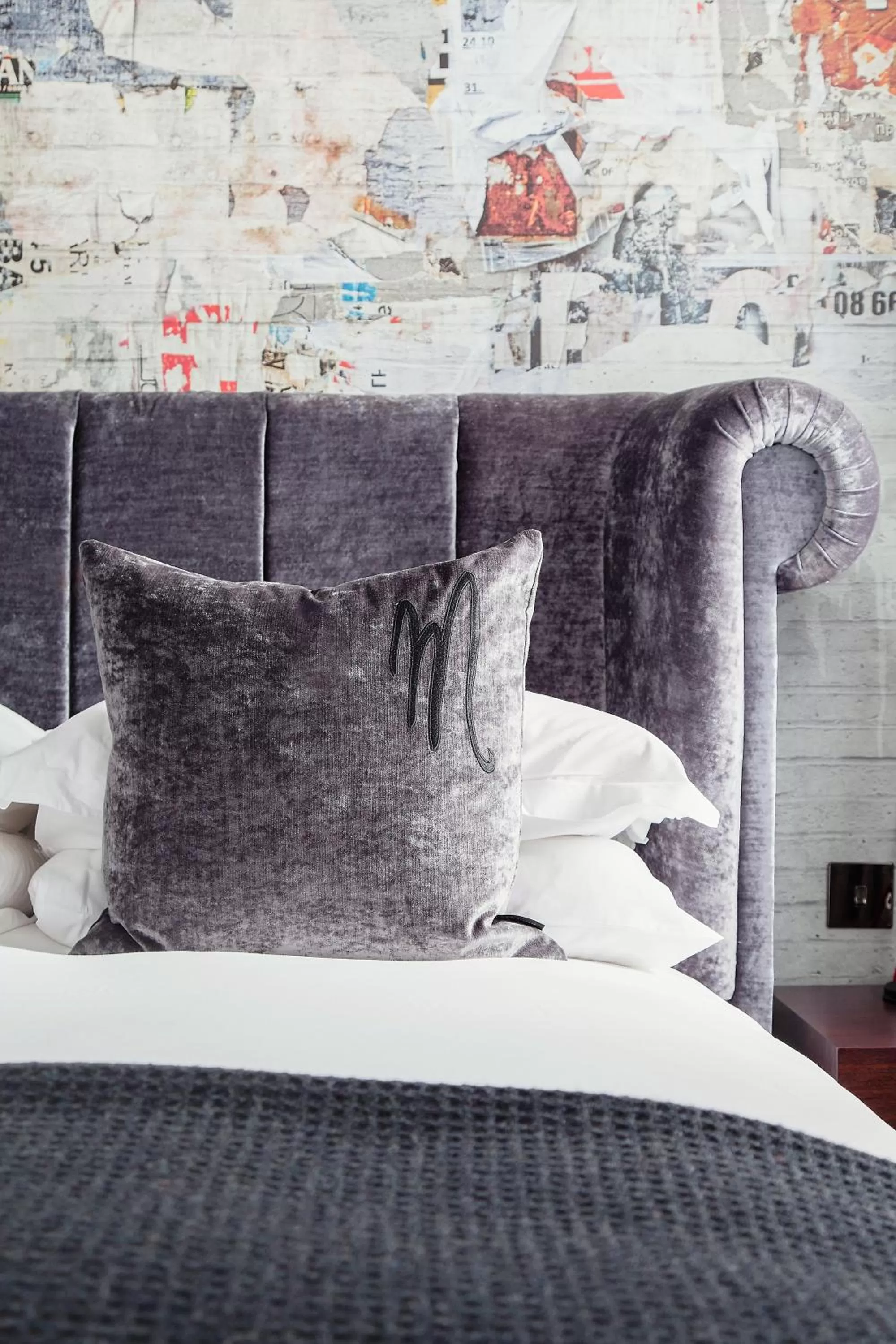 Bedroom, Bed in Malmaison Edinburgh