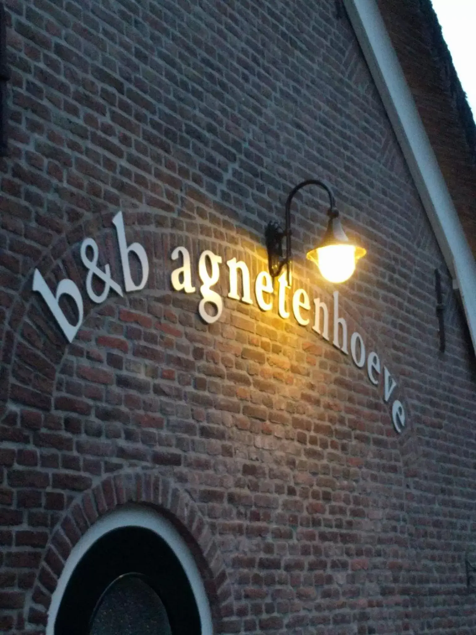 Property Logo/Sign in B&B Agnetenhoeve