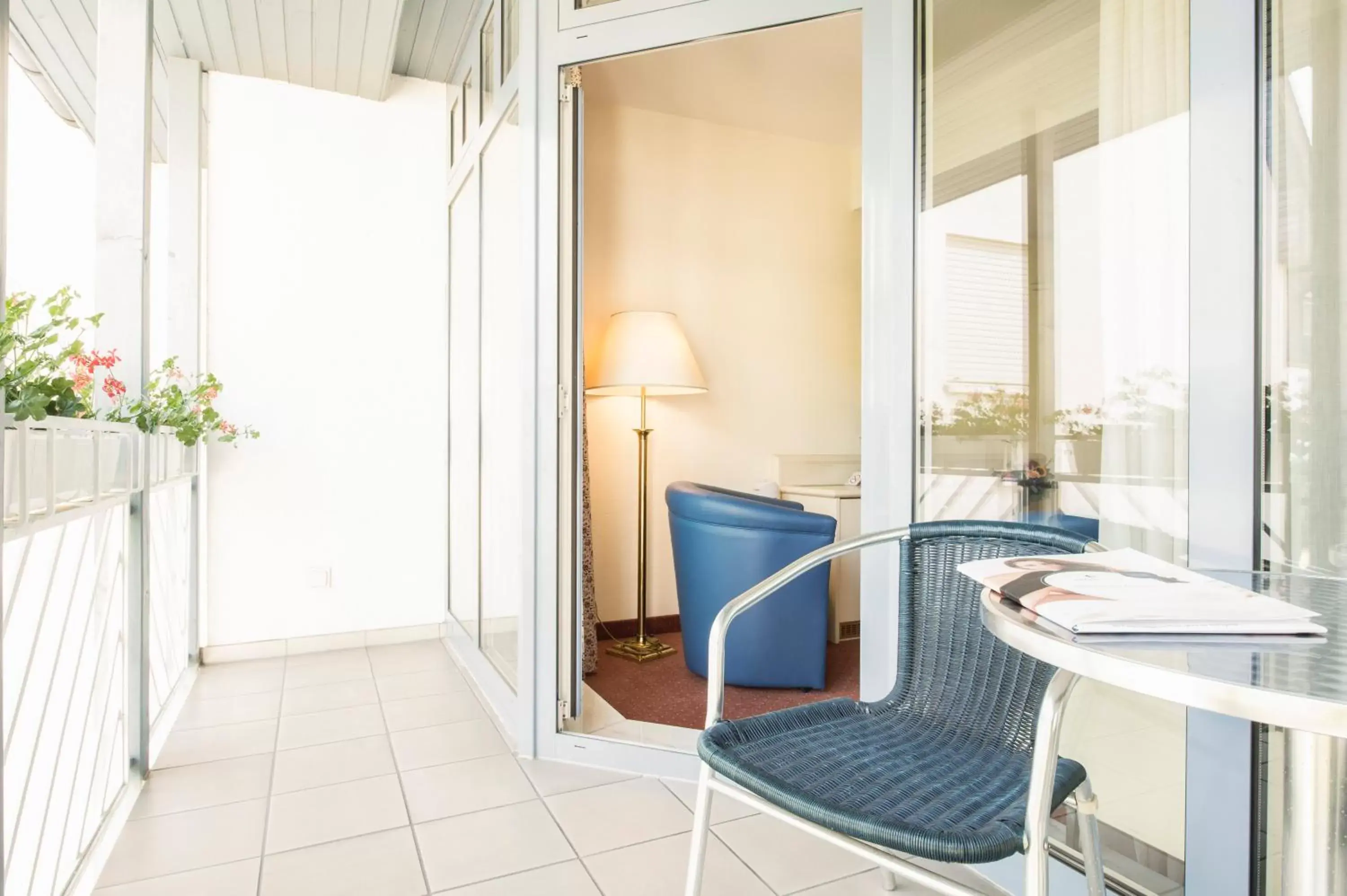 Balcony/Terrace in Hotel Traube Rüdesheim