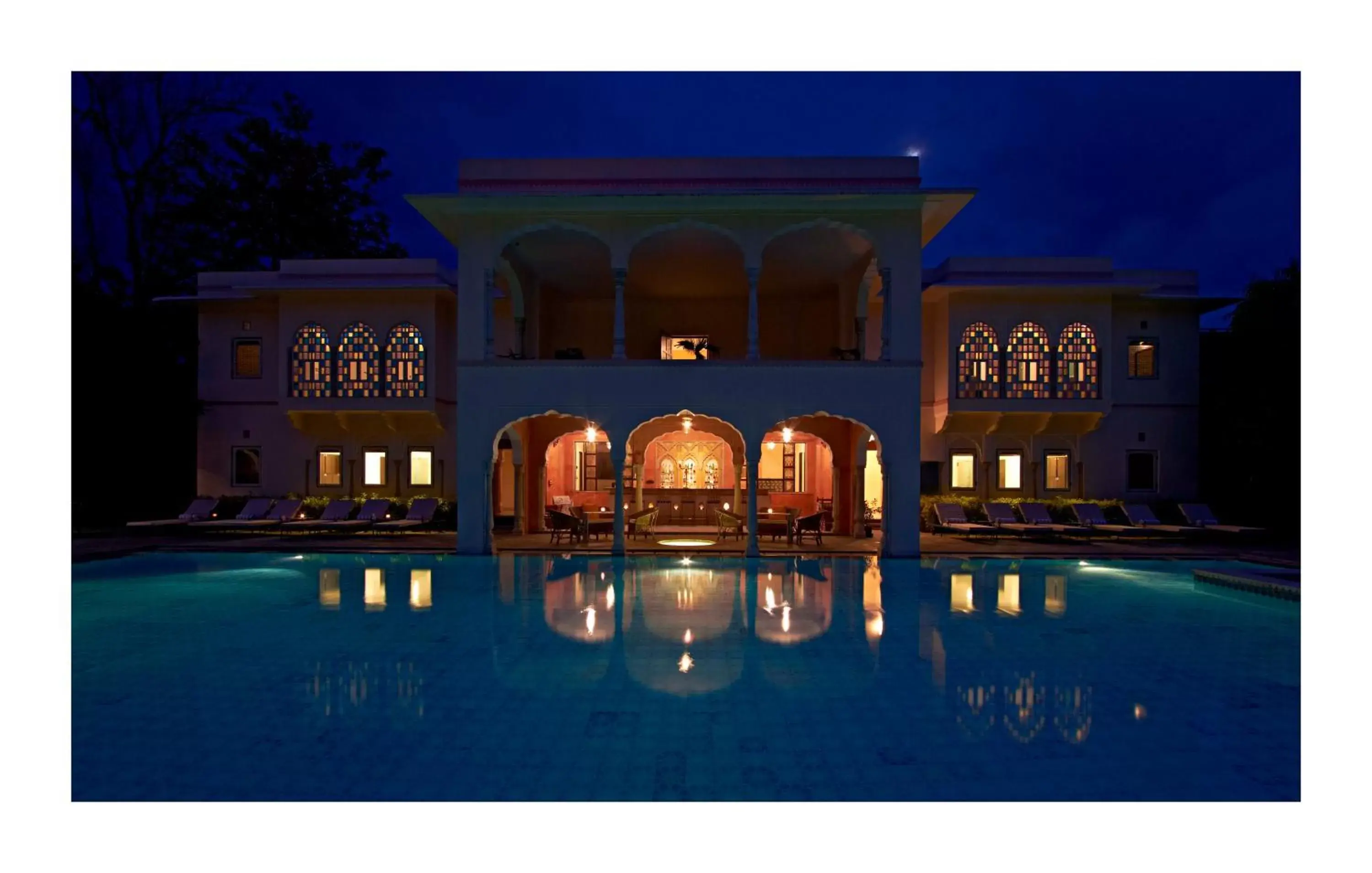 Swimming pool in Samode Haveli Swimming pool in Samode Haveli