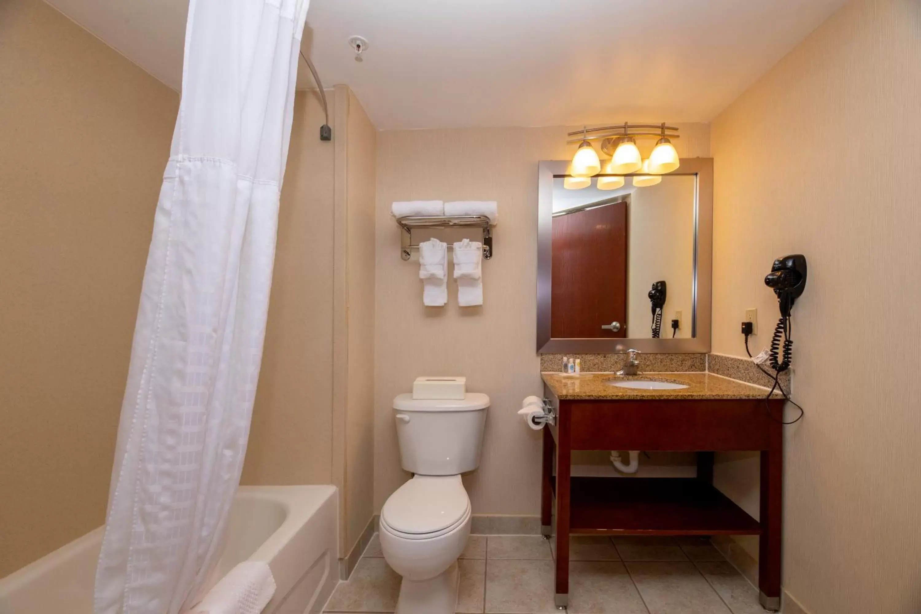 Bathroom in Comfort Inn Near Quantico Main Gate North