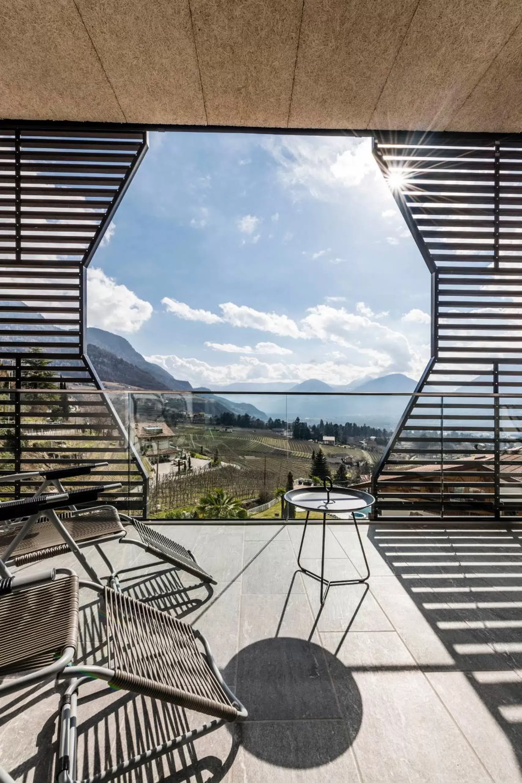 Balcony/Terrace in Hotel Schwefelbad (Schenna Resort)