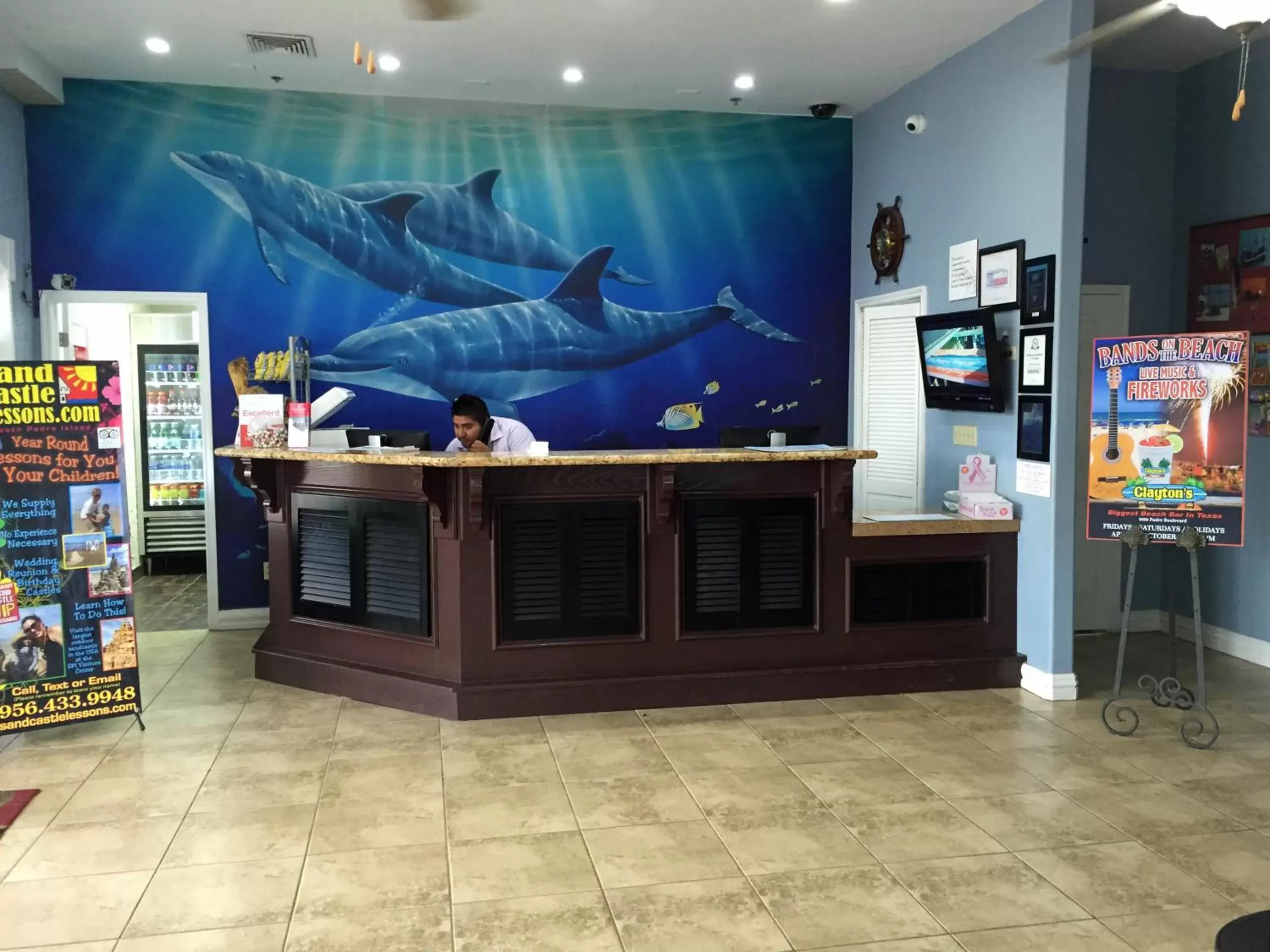 Lobby or reception, Lobby/Reception in Ramada by Wyndham & Suites South Padre Island