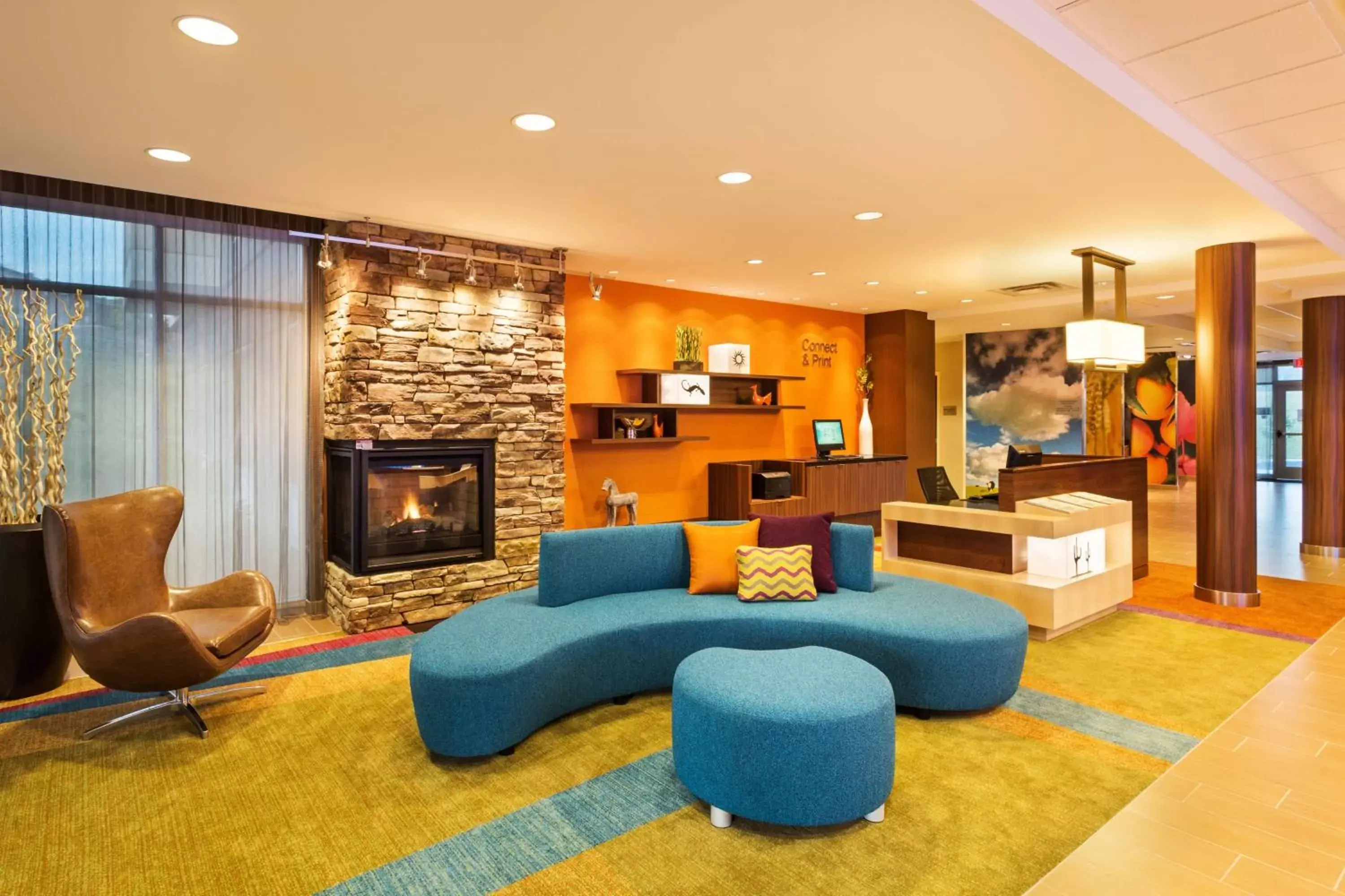 Lobby or reception in Fairfield Inn & Suites by Marriott Johnson City