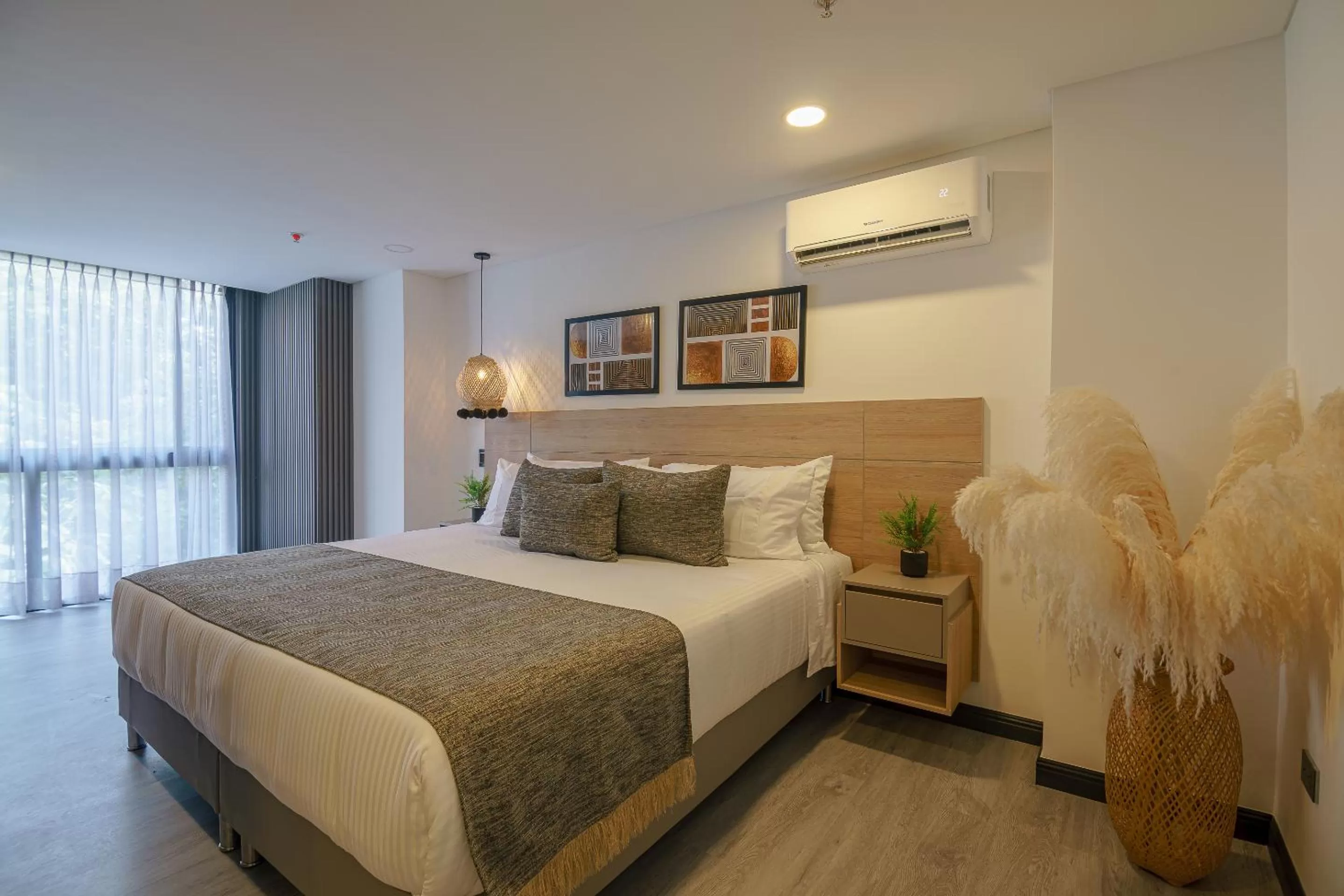 Bed in First Class Hotel