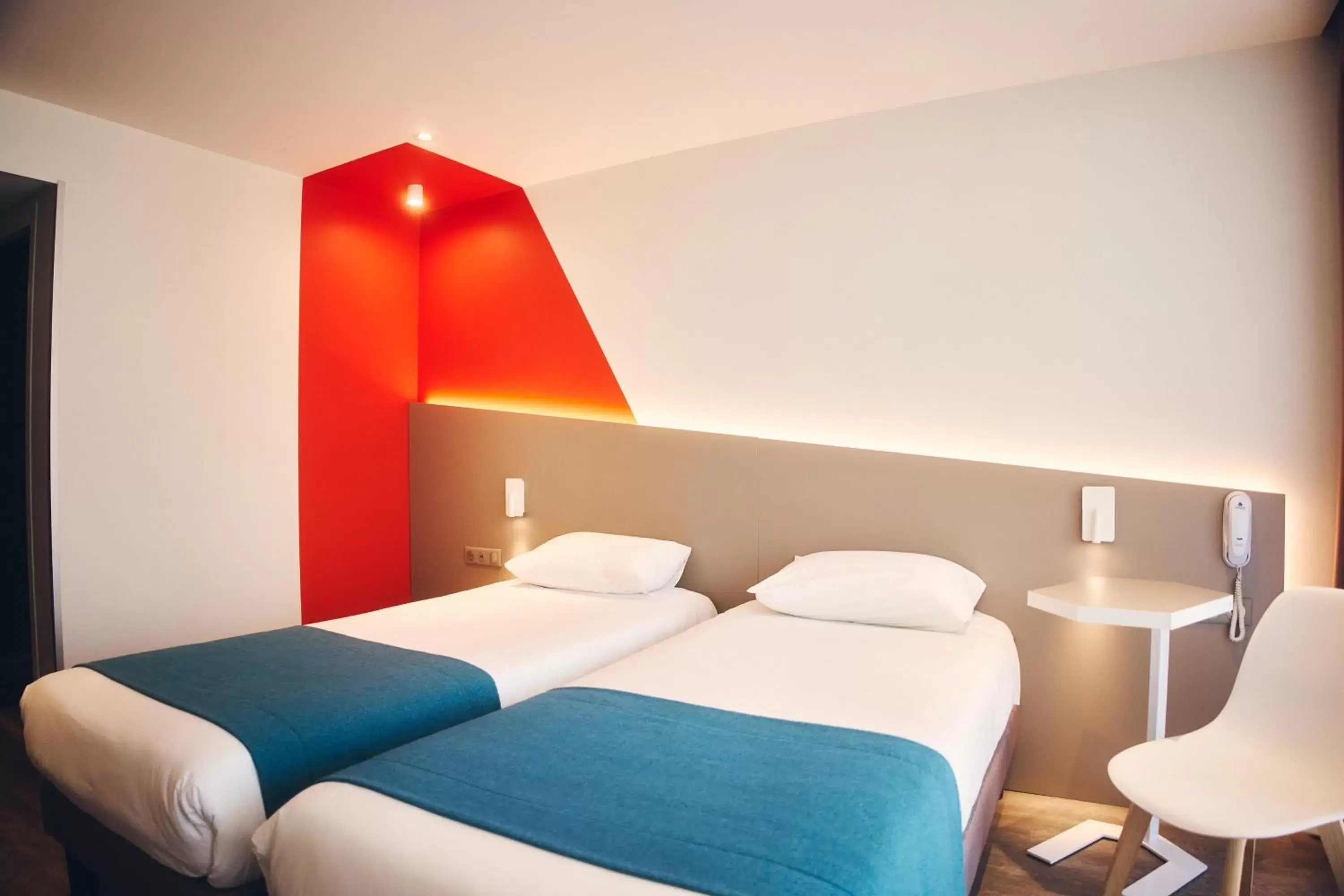 Bed in Hotel Le Quetzal