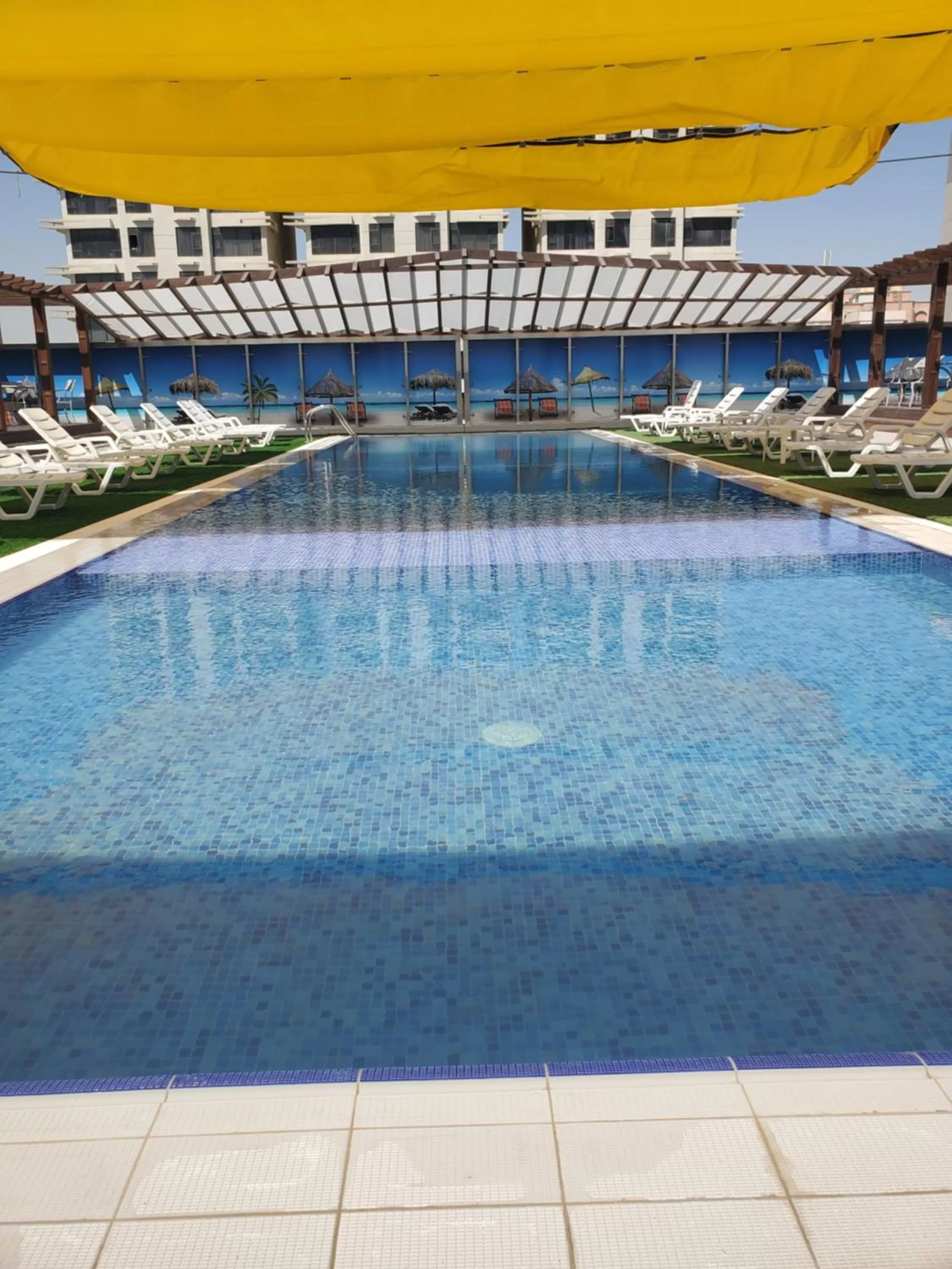 Swimming pool in Al Kout Beach Hotel