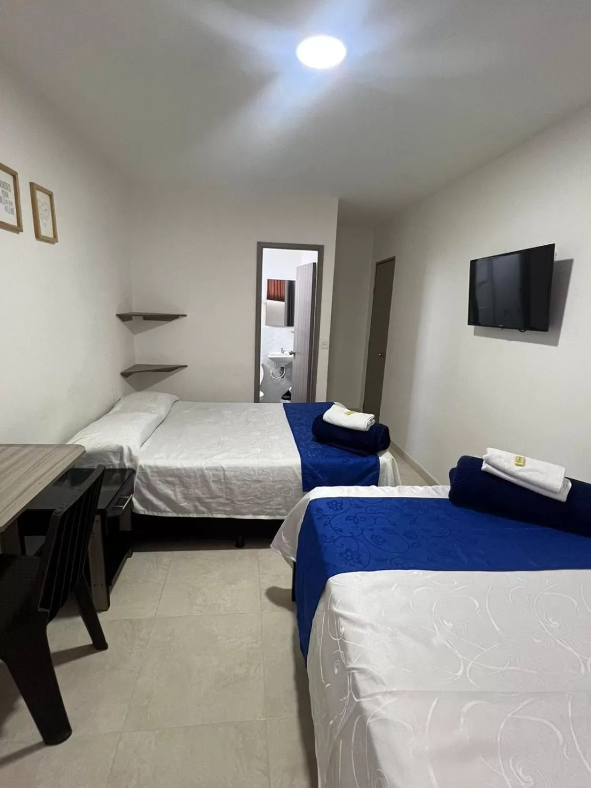 Bed in Hotel Cafe Estrella