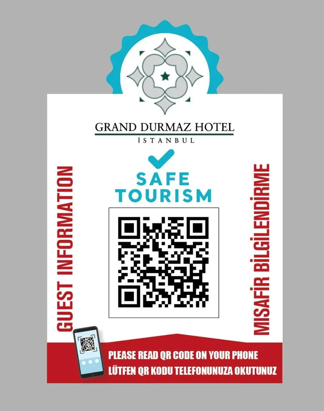 Certificate/Award in Grand Durmaz Hotel