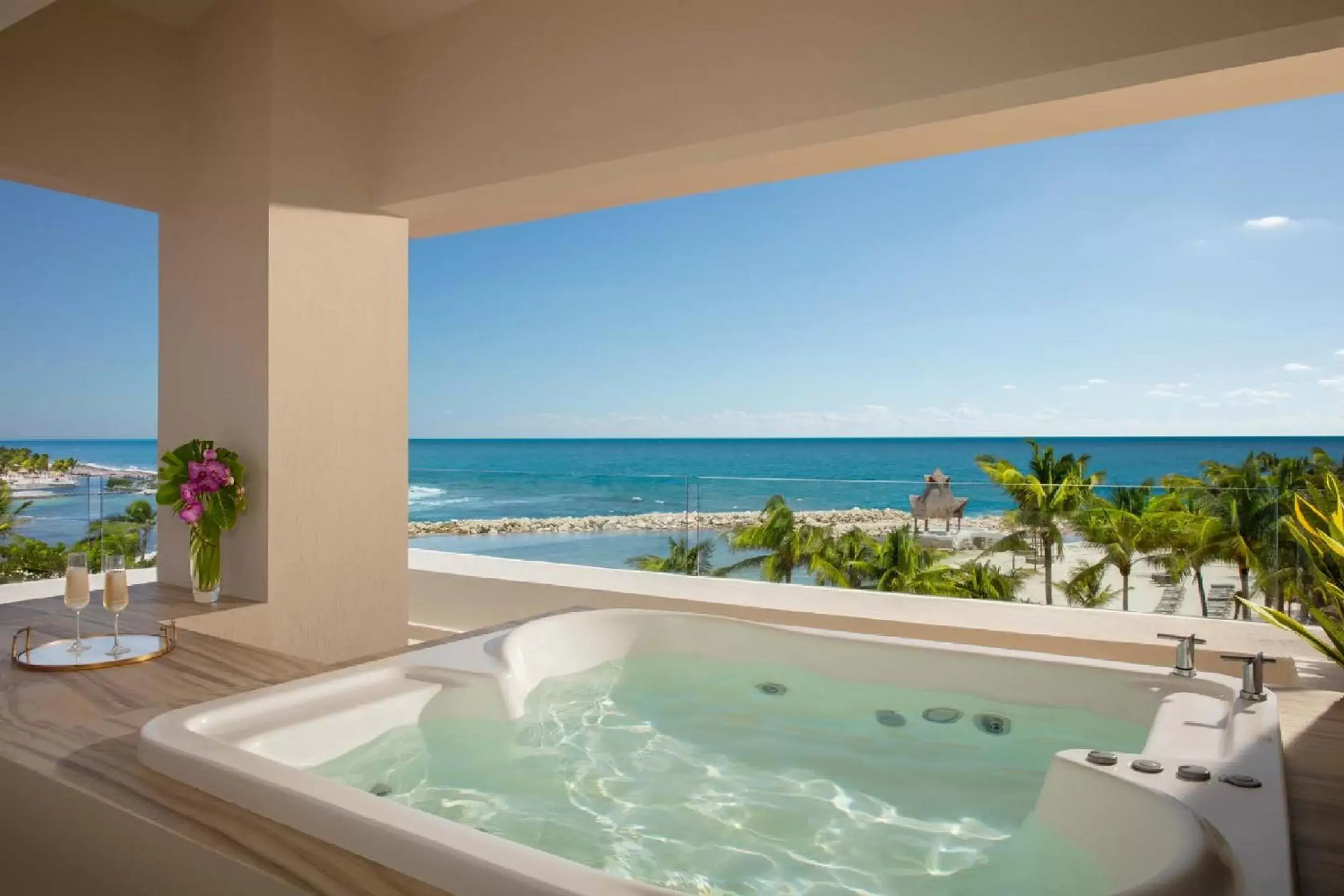 Hot Tub in Dreams Aventuras Riviera Maya