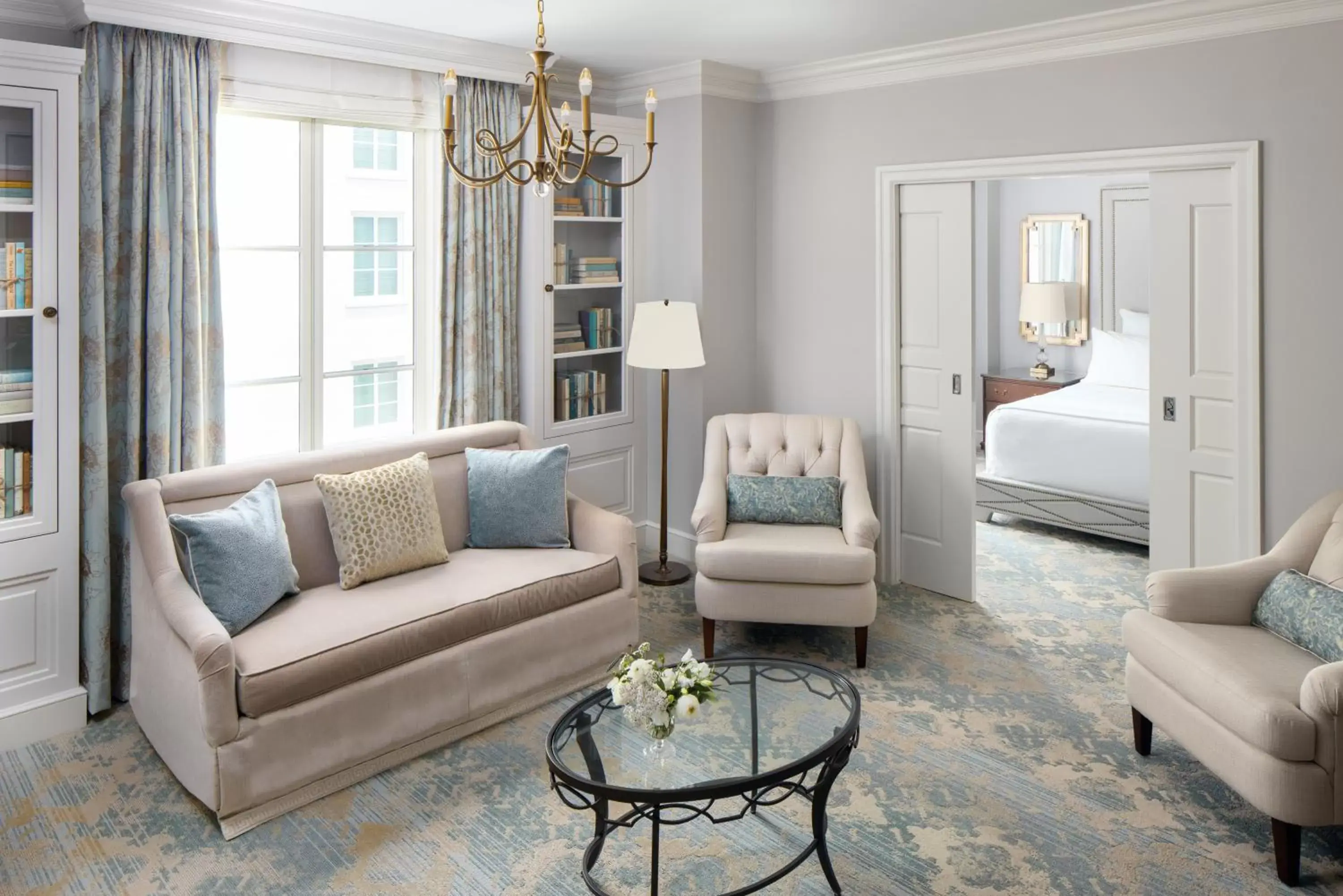 Living room, Seating Area in Hotel Bennett Charleston