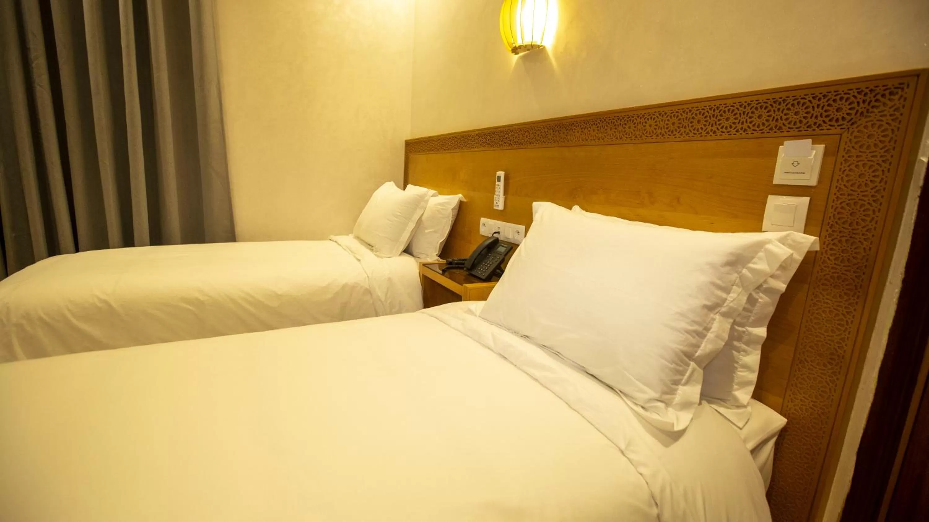 Bed in Hotel de paris