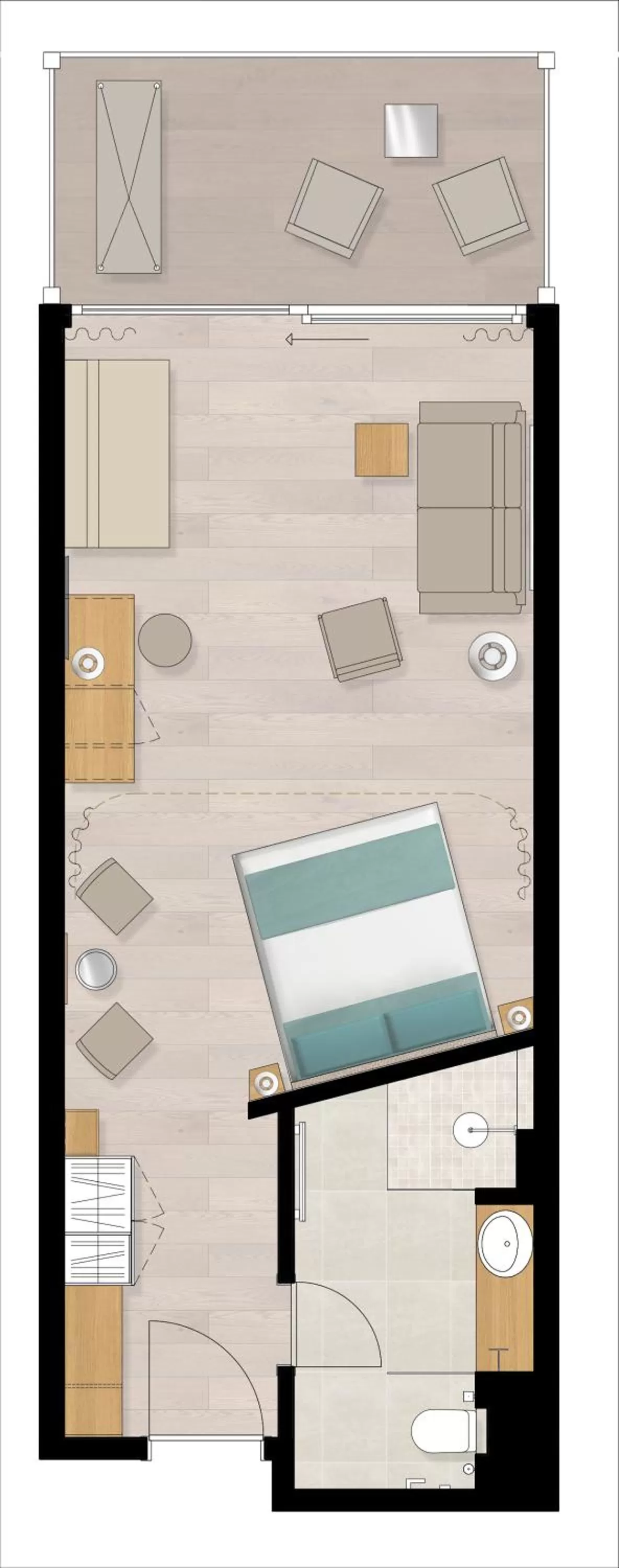 Photo of the whole room in Insel der Sinne