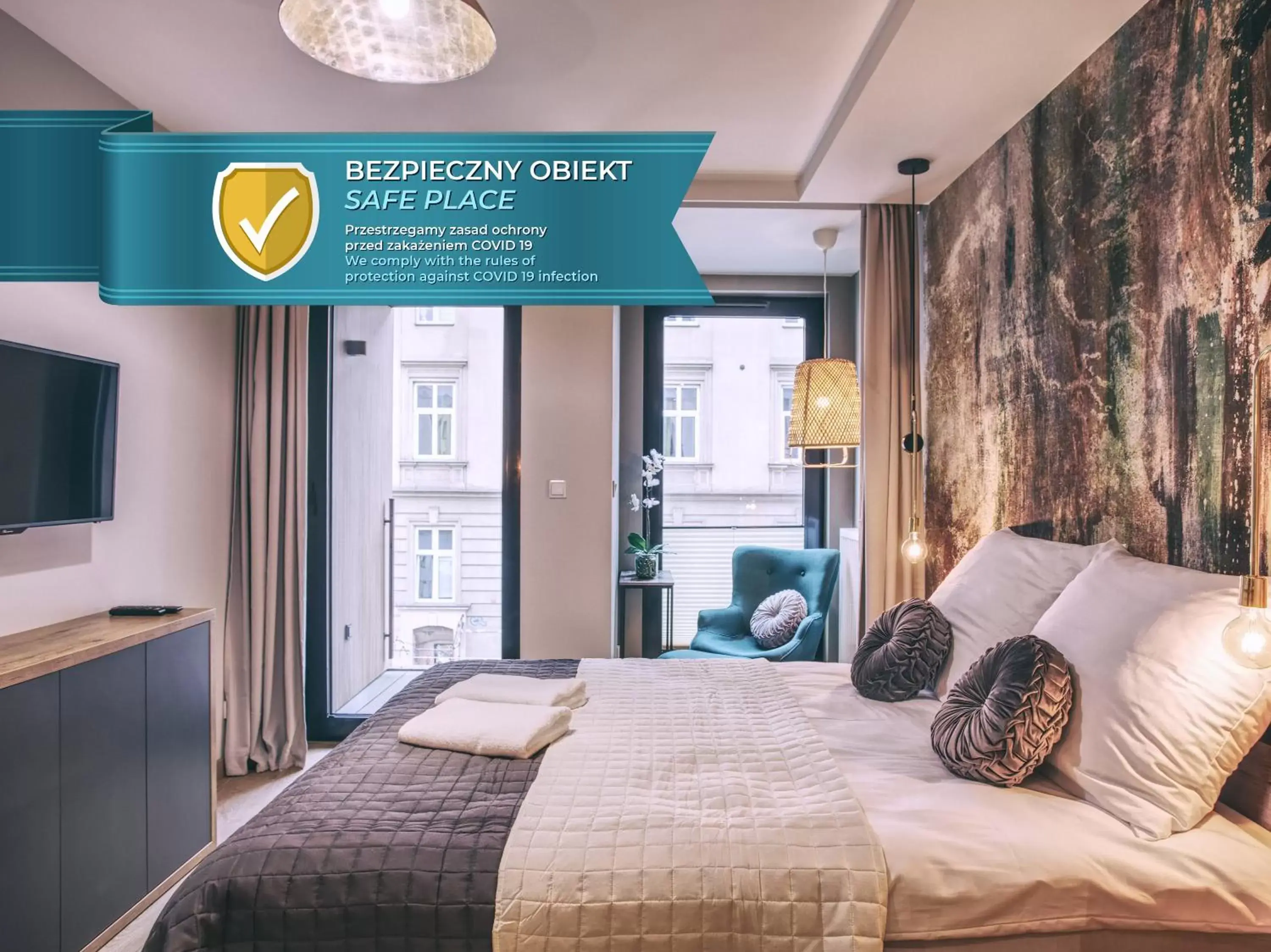 Photo of the whole room, Bed in RAJSKA 3 by PI Apartments Photo of the whole room, Bed in RAJSKA 3 by PI Apartments